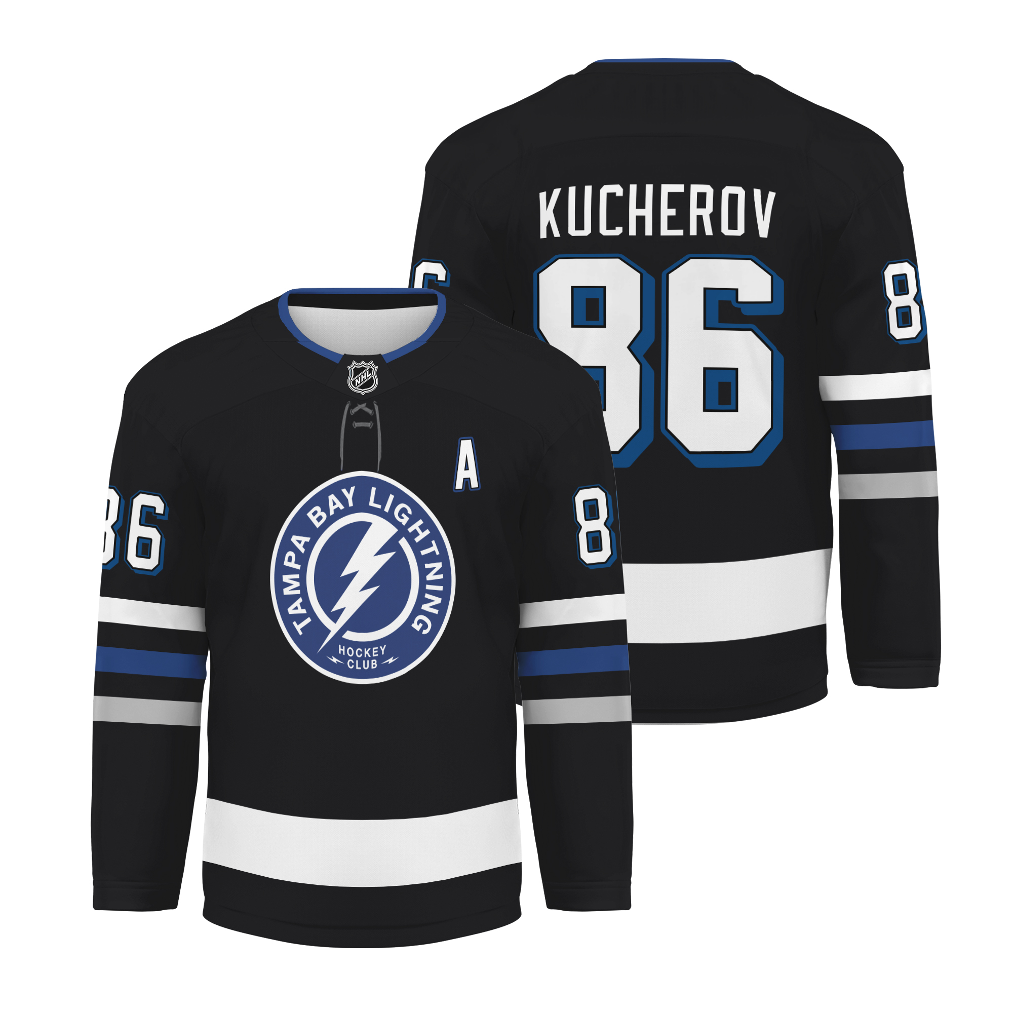 Nikita Kucherov Tampa Bay Premium Jersey-Size/Color Options