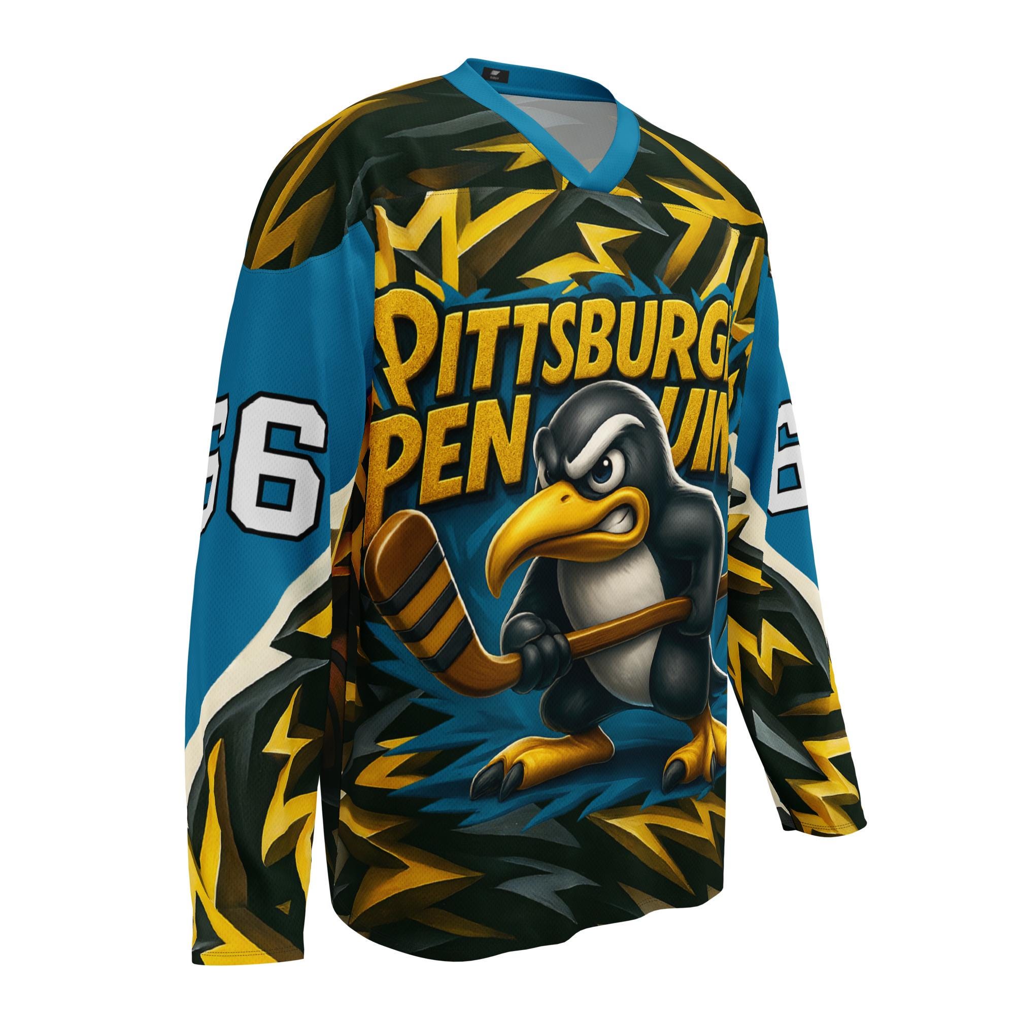 Mario Lemieux Inspired Recycled Men's Hockey Fan Jersey