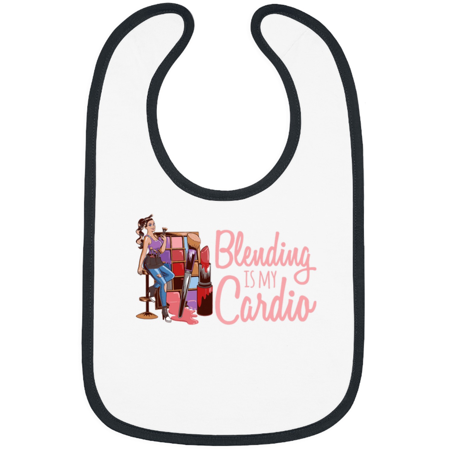 Blending Is My Cardio Makeup Lover Makeup Artist Bibs