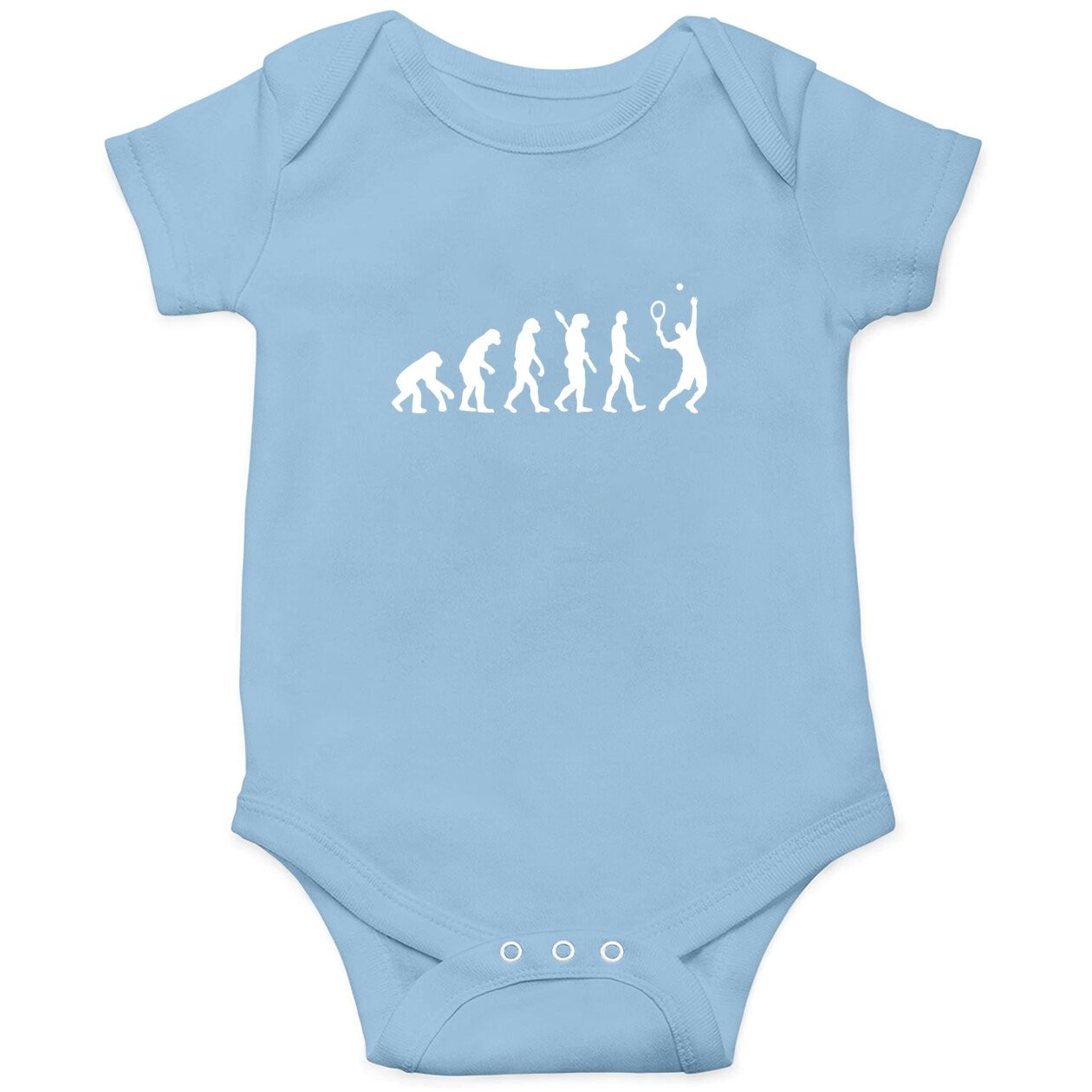 Evolution Tennis Player Baby Bodysuit