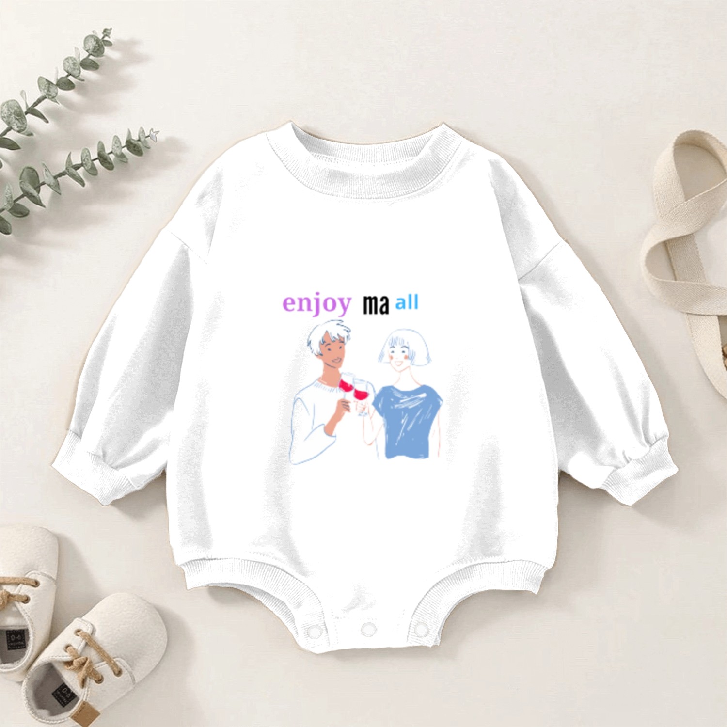 cheers Baby Romper Sweatshirts