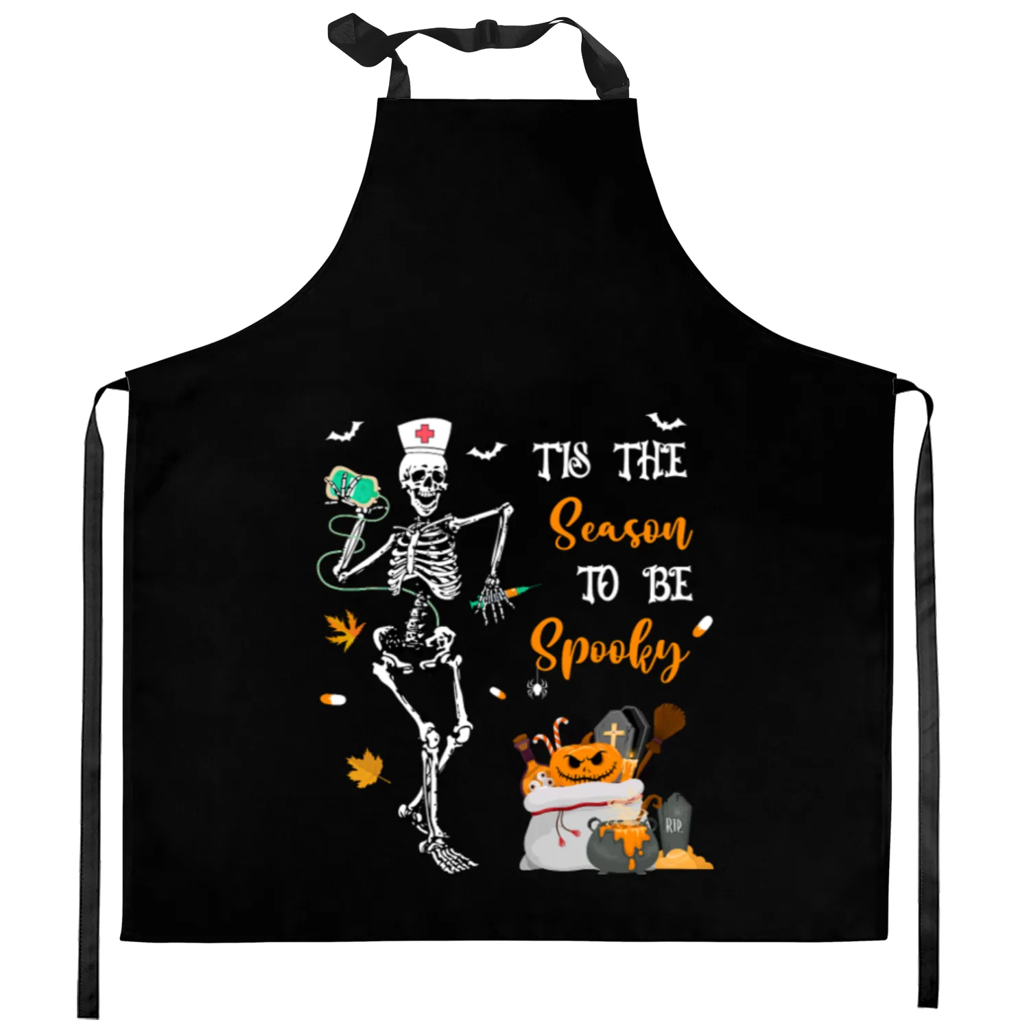 Tis The Season To Be Spooky Nurse Kitchen Aprons