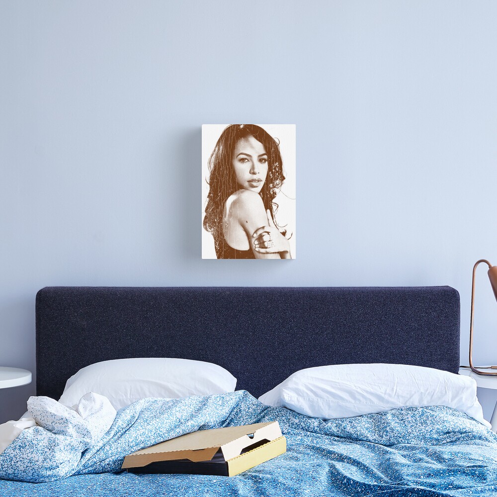 Aaliyah Dana Haughton Pop Canvas