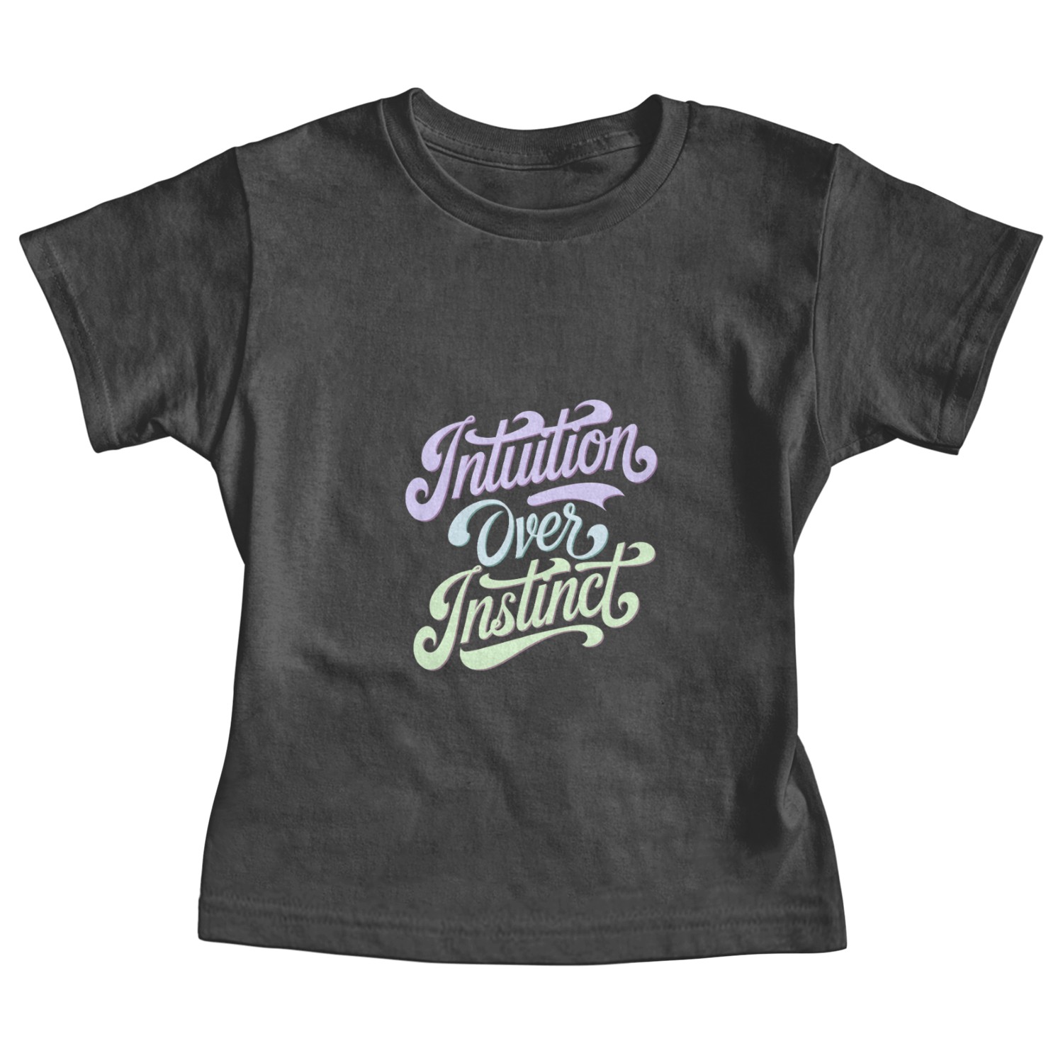 Inspiring Spirituality Quote: Intuition Over Baby Tees