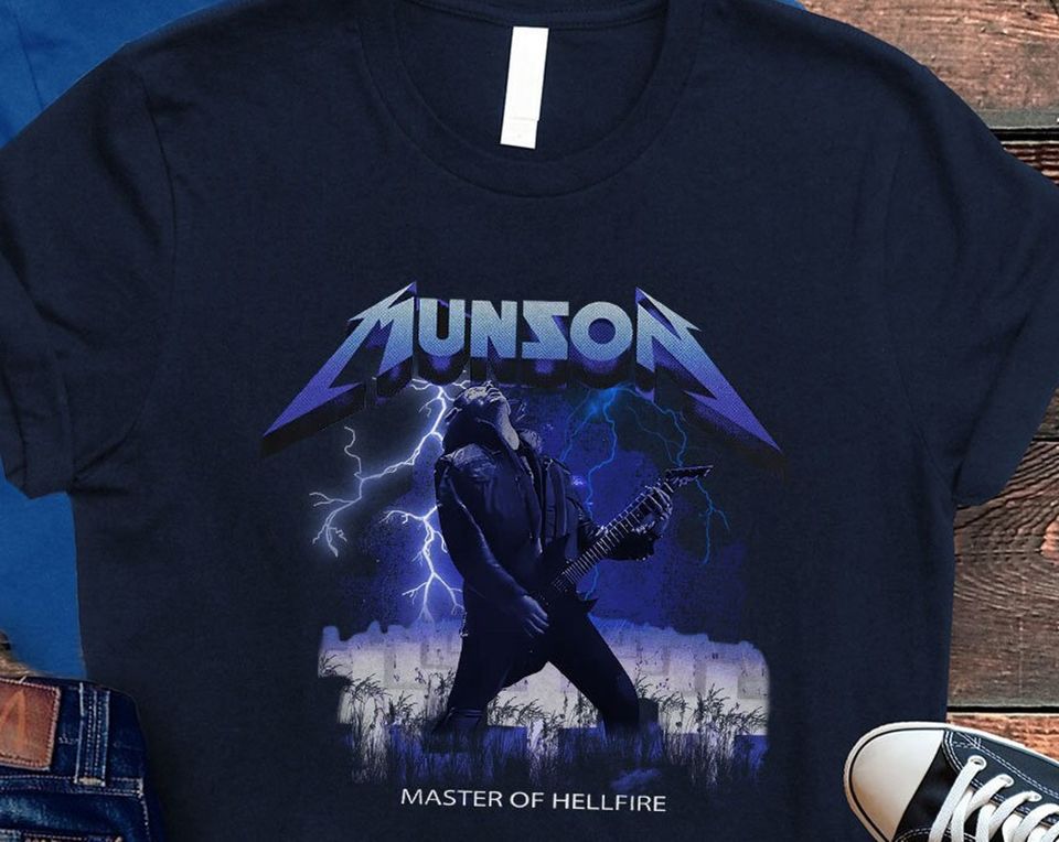 Munson Birthday Gift, Playing guitar Shirt Eddie