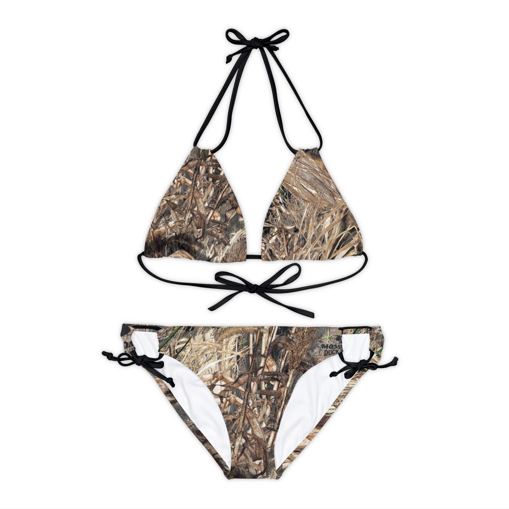 Designer Swimwear By T6X ArtWorX -Mossy Oak Duck Blind Camo Bikini Set