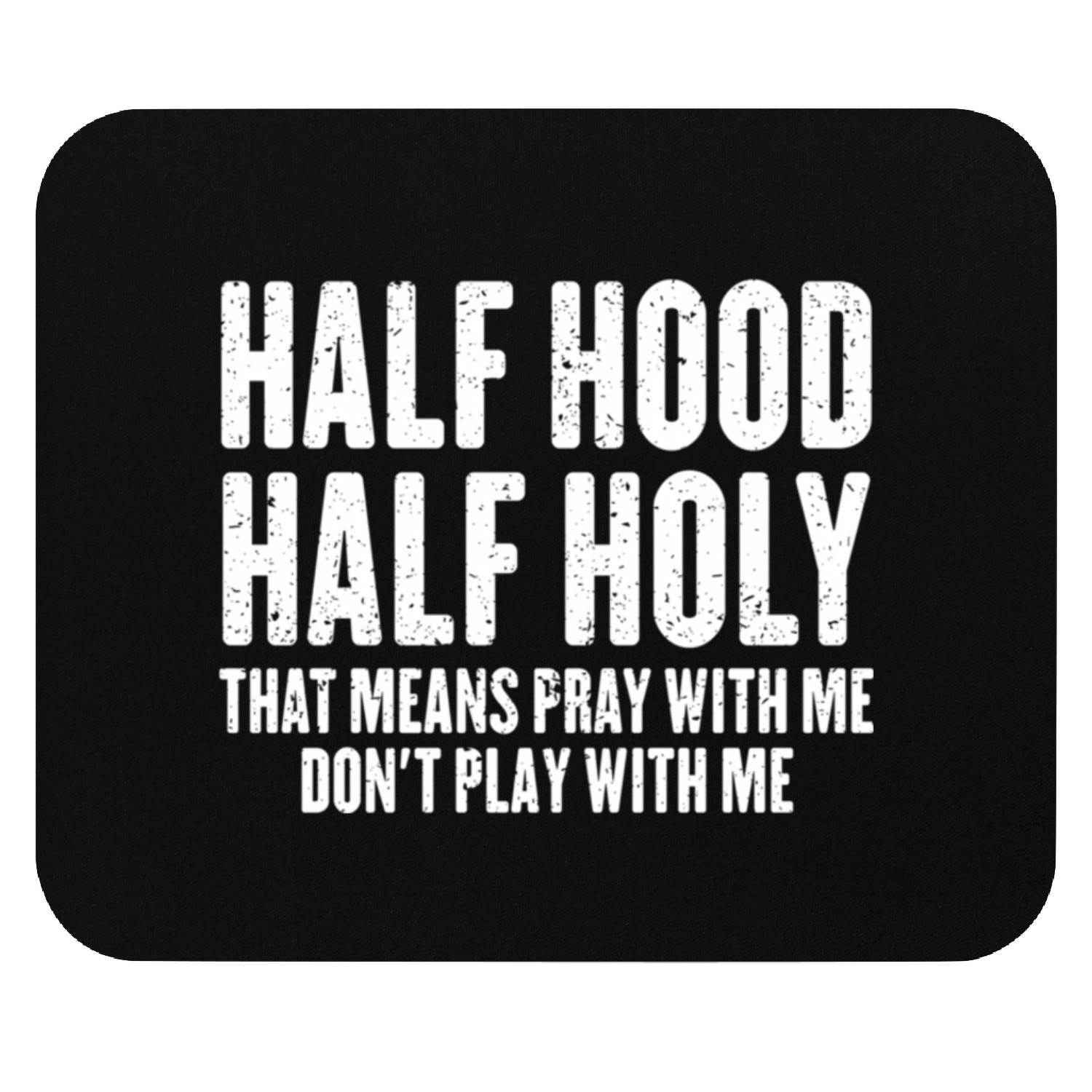Half Hood Half Mouse Pads