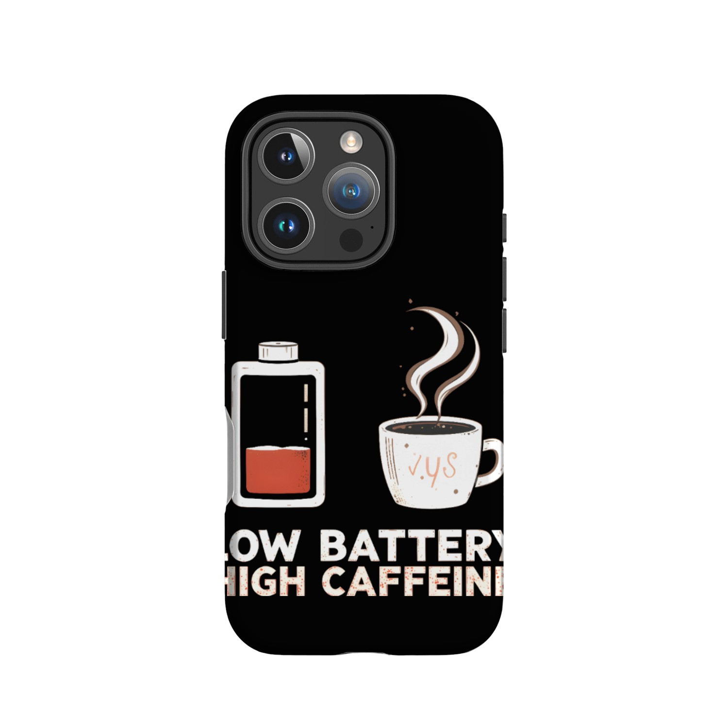 Low Battery, Need Coffee IPhone Cases