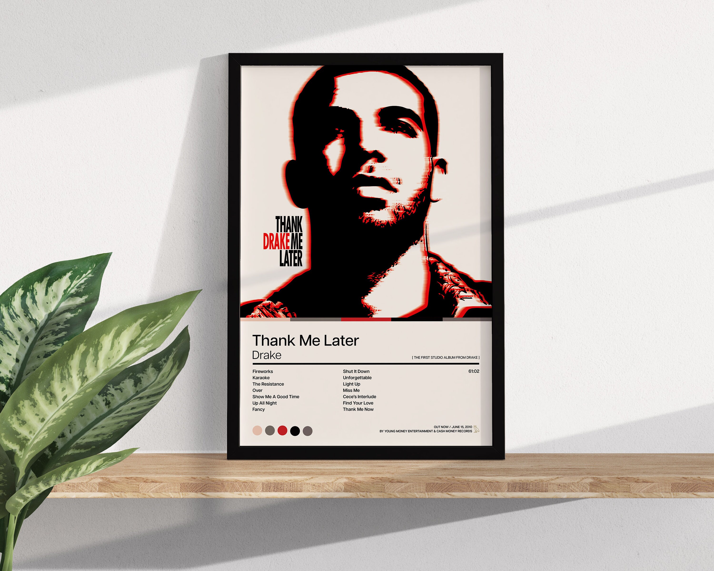 Thank Me Later - Drake - Poster - Album
