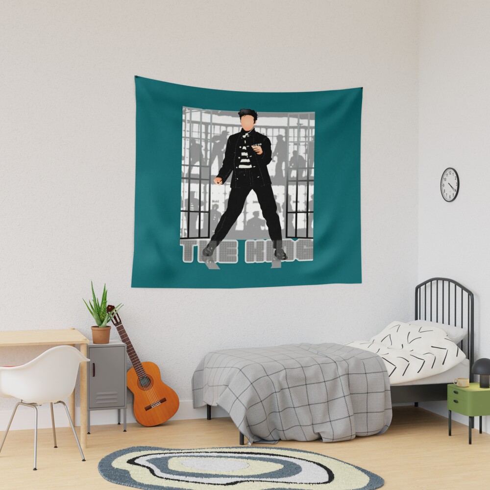 The King Of Rock Elvis Presley Tapestry, Elvis Presley Home Decor
