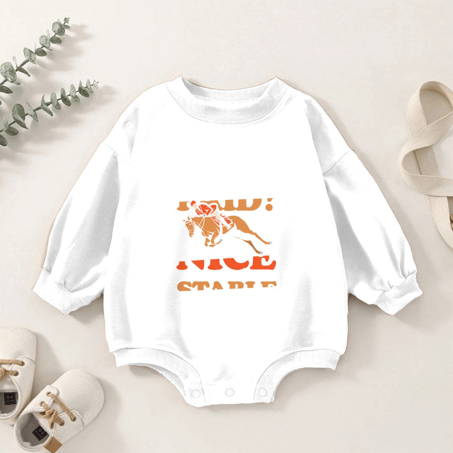 Just Got Paid? It's Nice To Be Financially Stable Baby Romper Sweatshirts