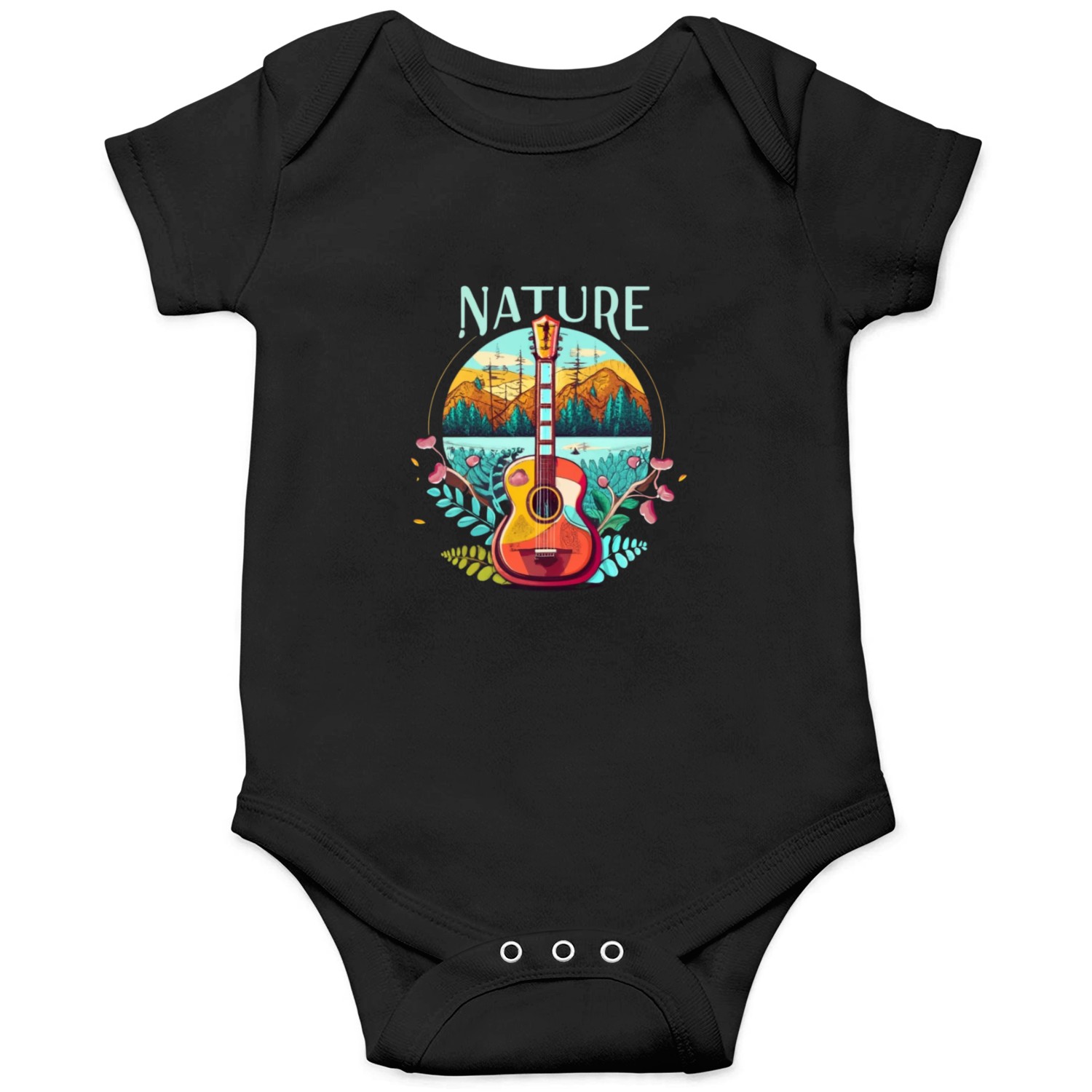 Nature Guitar Onesies