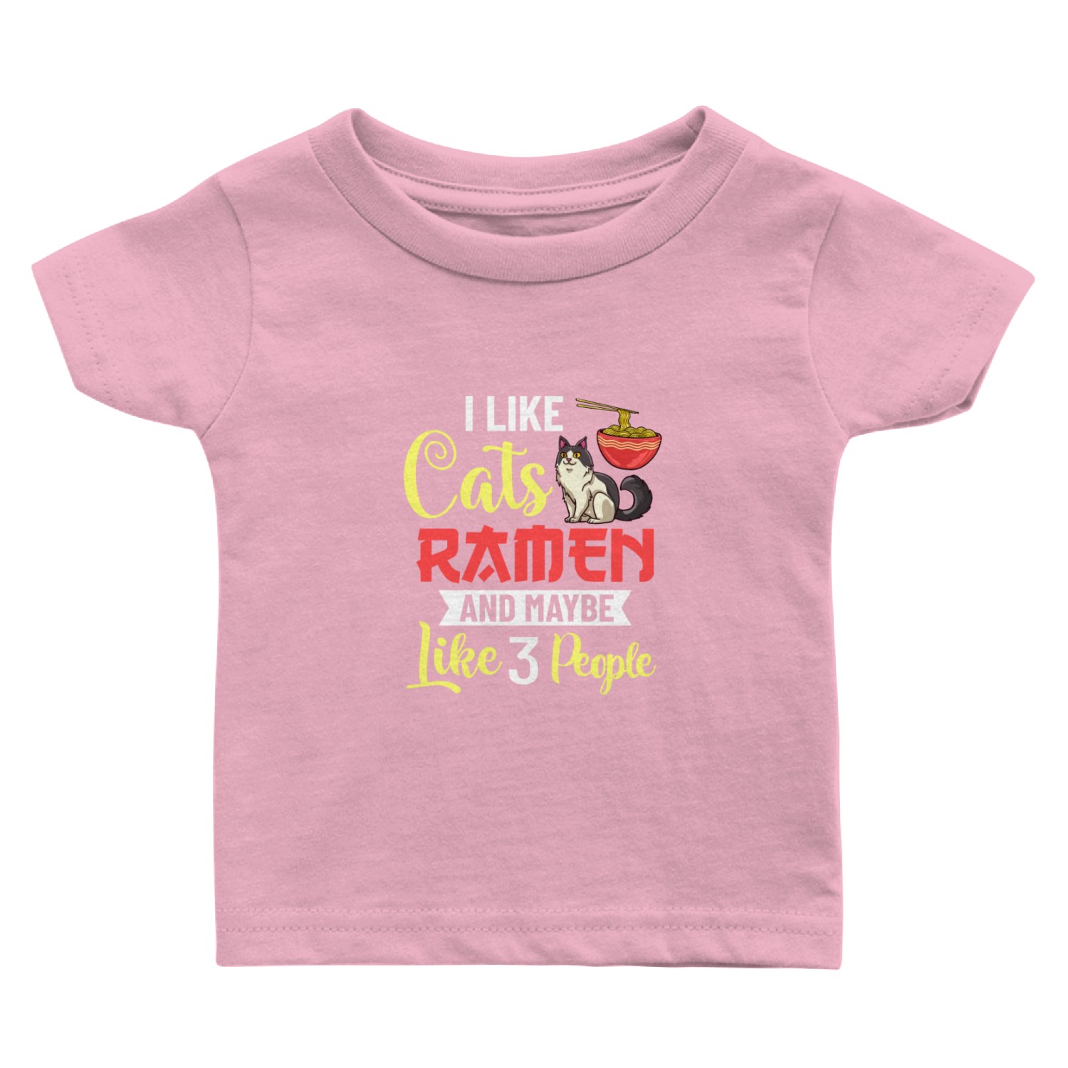 Ramen Cat Bowl Chicken Noodle Soup Japanese Baby T Shirts