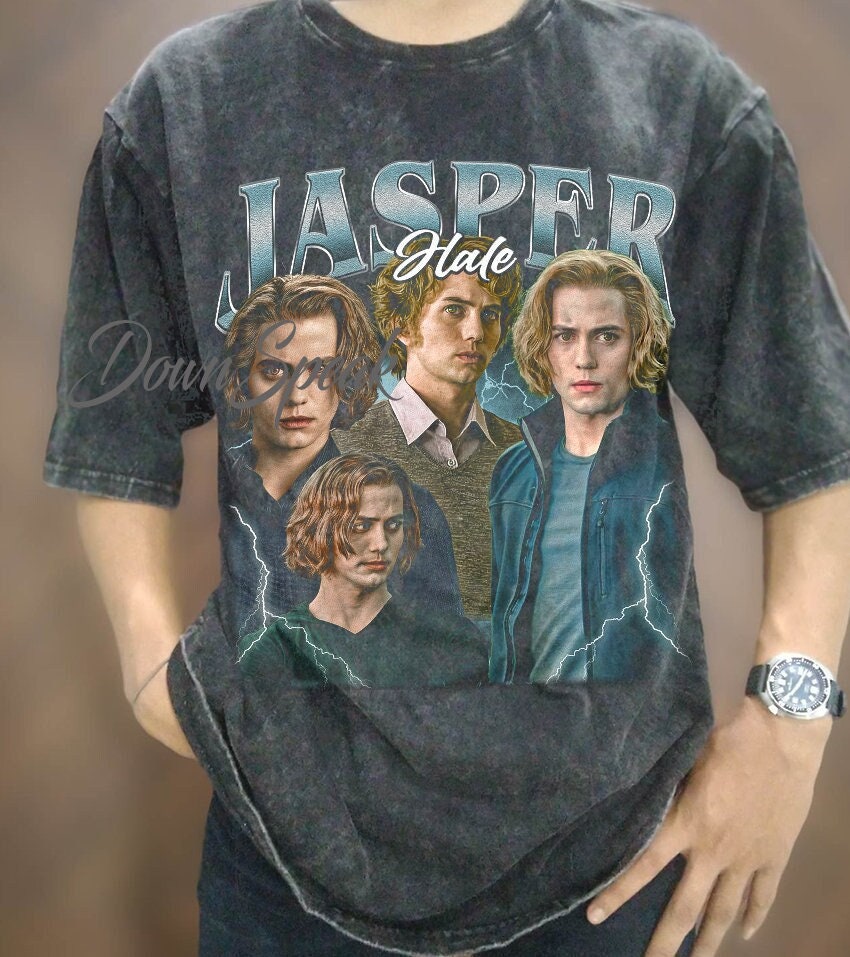 Vintage Jasper Hale T-Shirt, Vintage Wash JASPER HALE Oversized Shirt, Jackson Rathbone T-shirt, Jasper Hale Classic Vintage Shirt