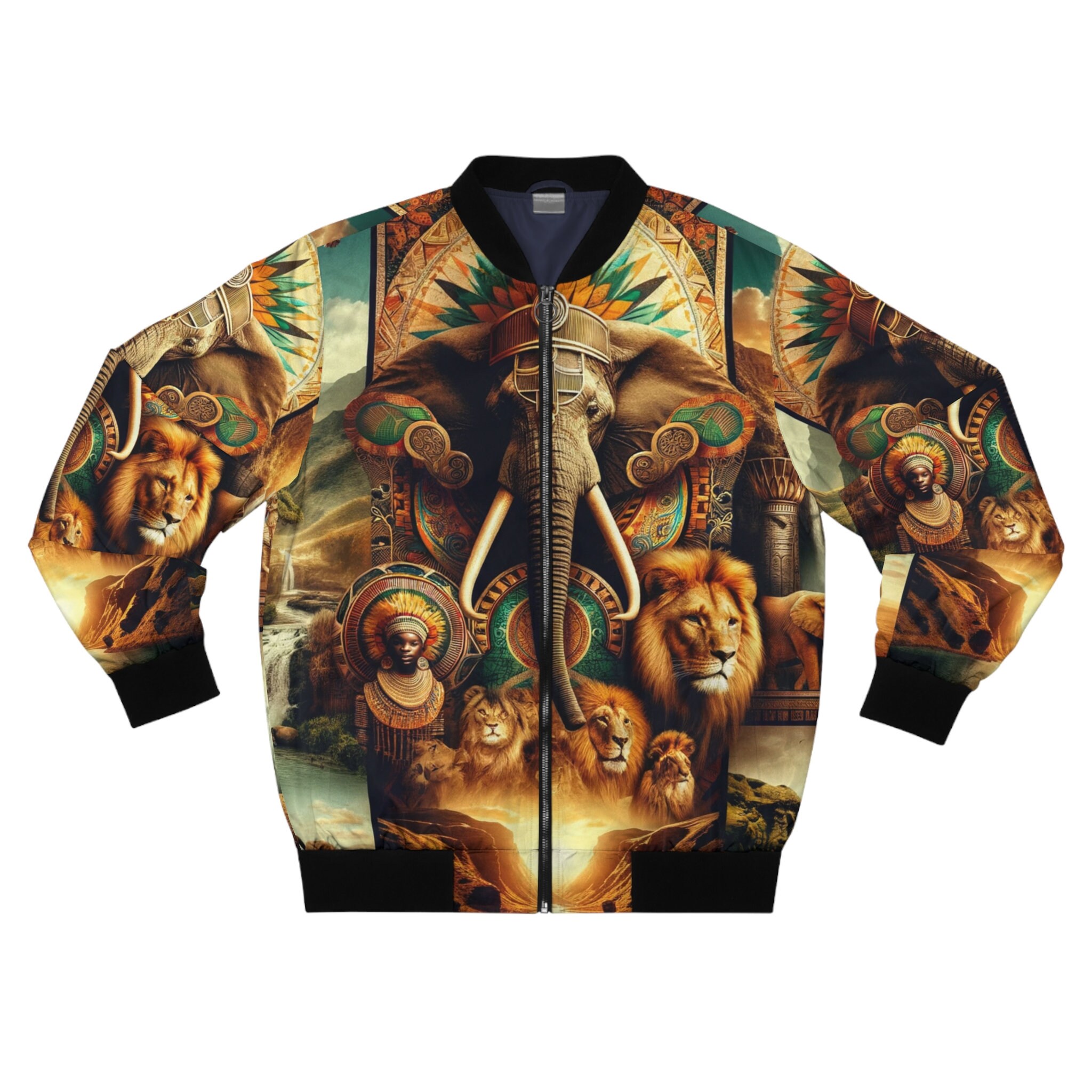 African Majesty Men's Bomber Jacket