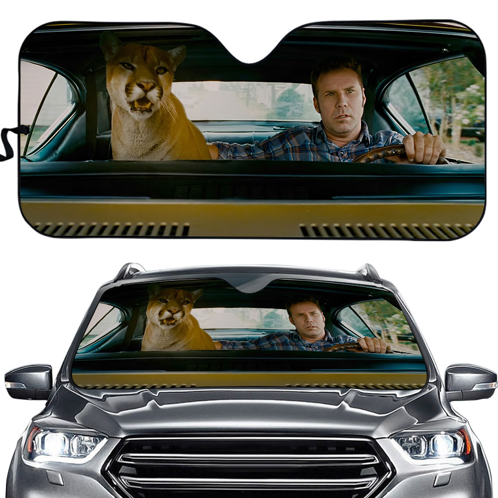 Talladega Nights Cougar Car Auto Sunshade