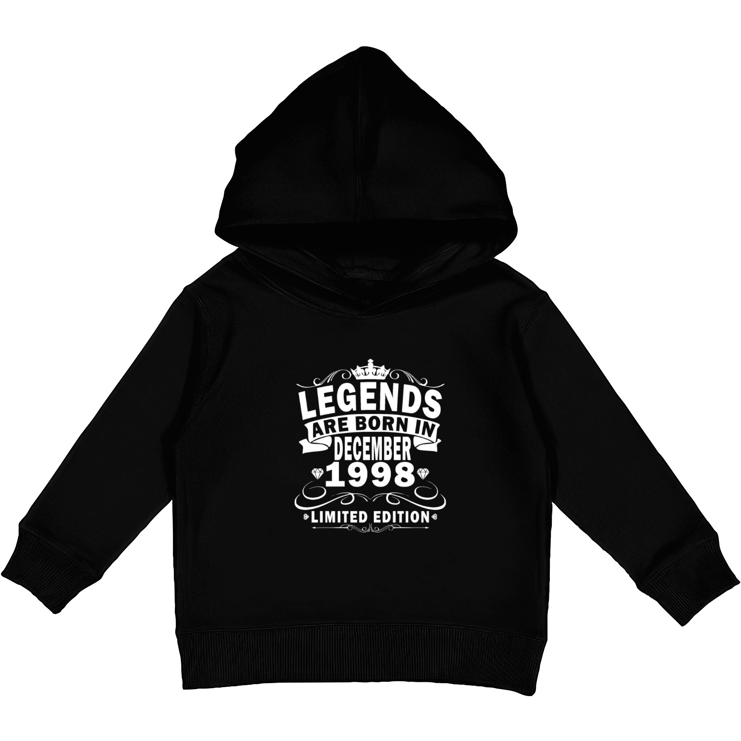December 1998 Anniversary December 1998 December Kids Pullover Hoodies