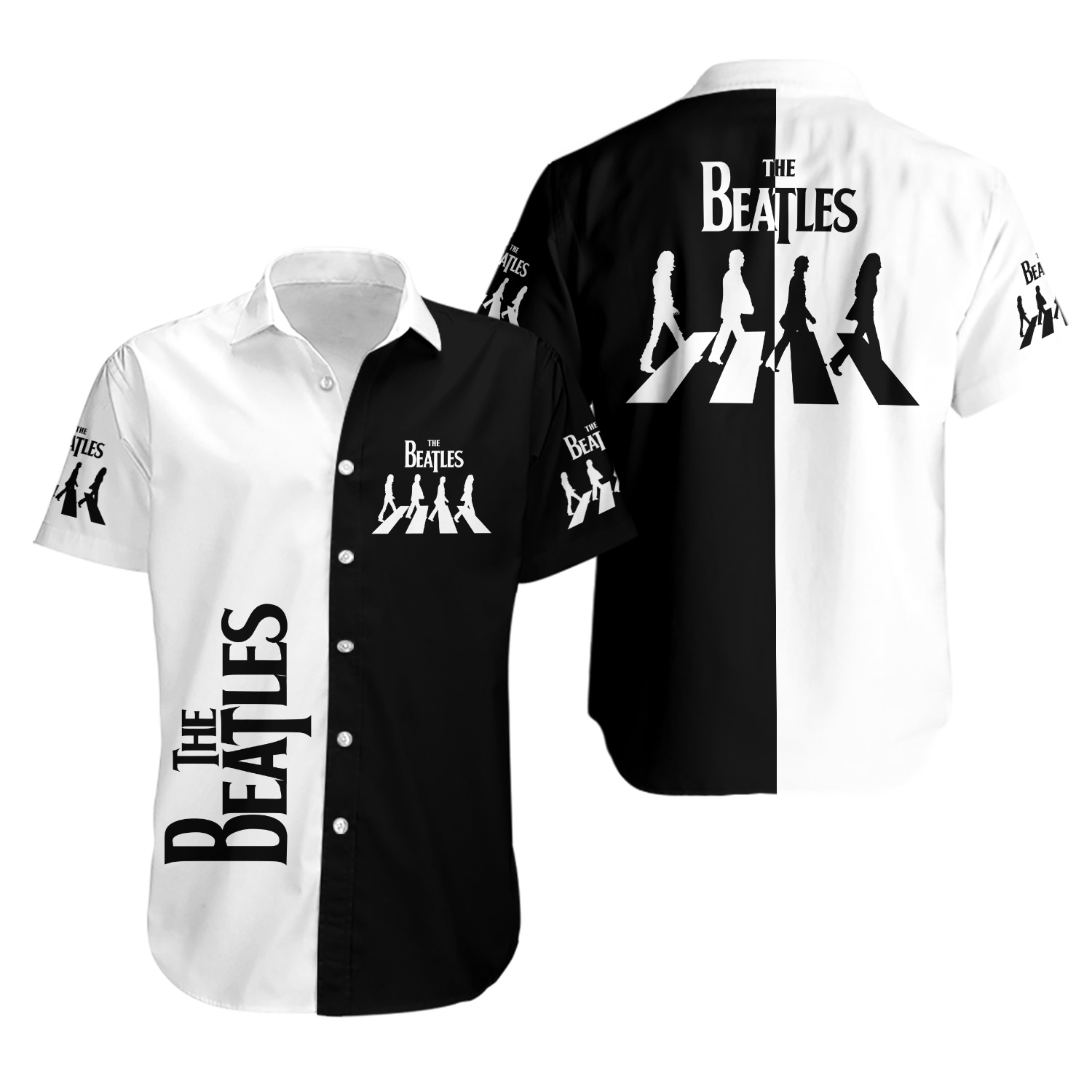 The Beatles Rock Band Hawaiian Shirt Aloha Summer Beach Holiday Shirts Fan Gift