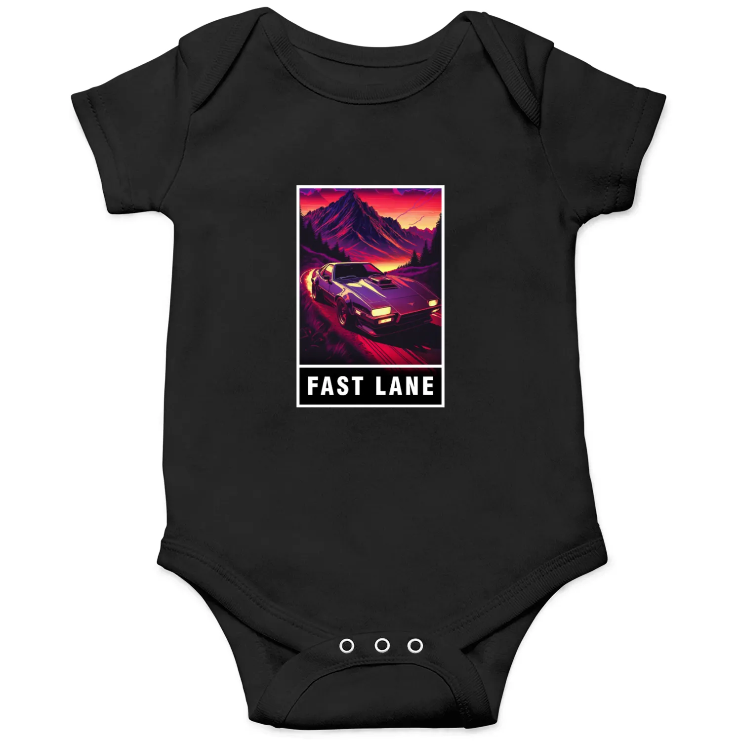 Fast Lane - Mountain Road Onesies
