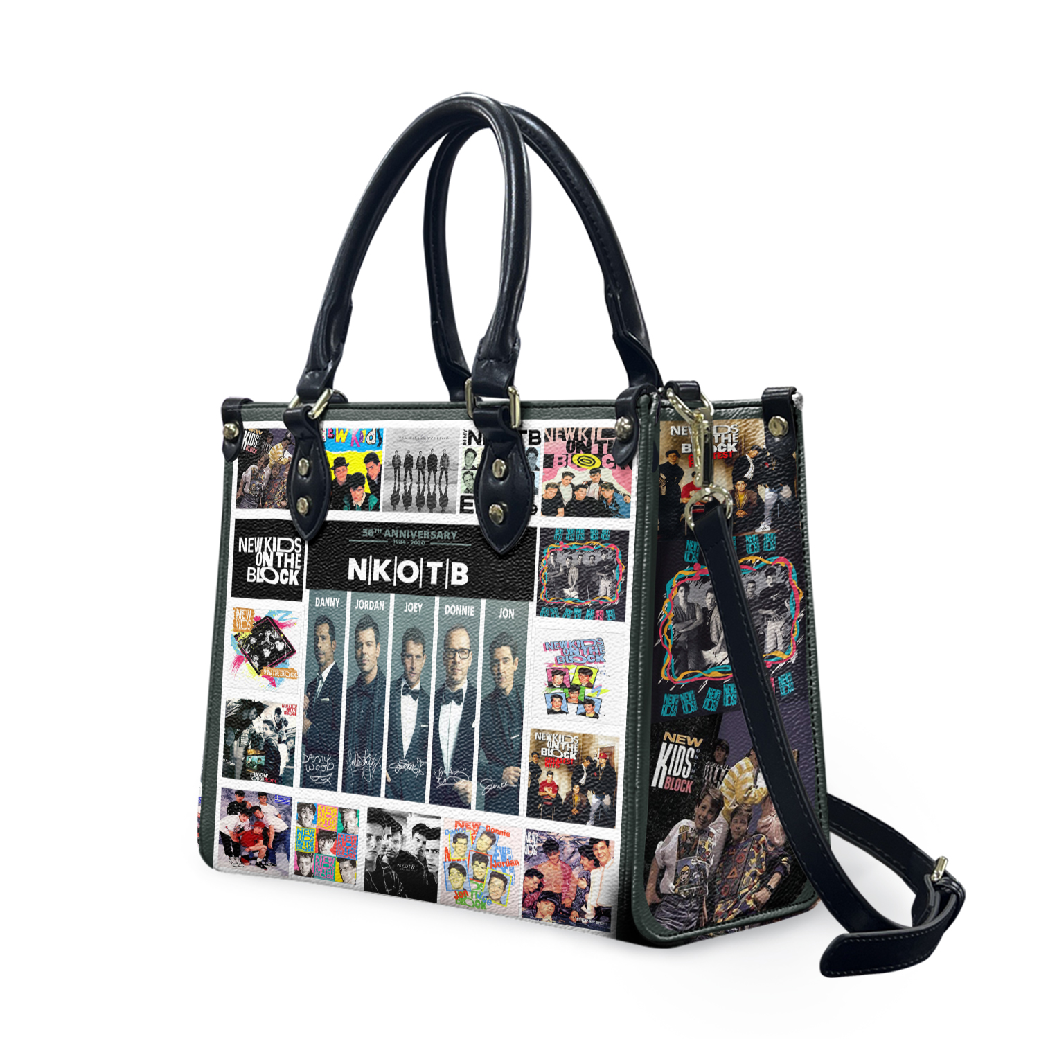 NKOT Block Handbag, NKOT Block Leather Bag, NKOT Block Shoulder Bag, Crossbody Bag, Top Handle Bag, Vintage HandBag