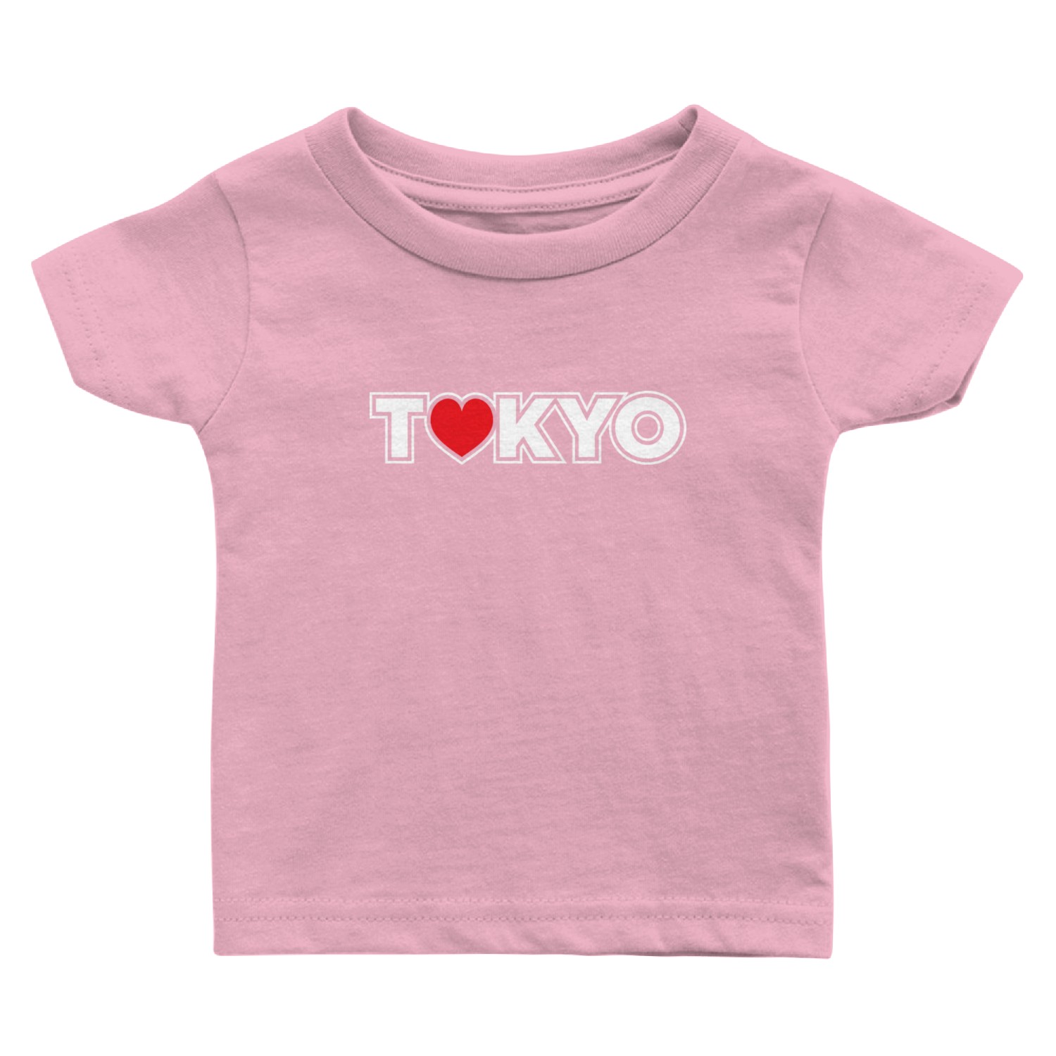 Red Tokyo Heart Love Japan Japanese Icon Souvenir Baby T Shirts