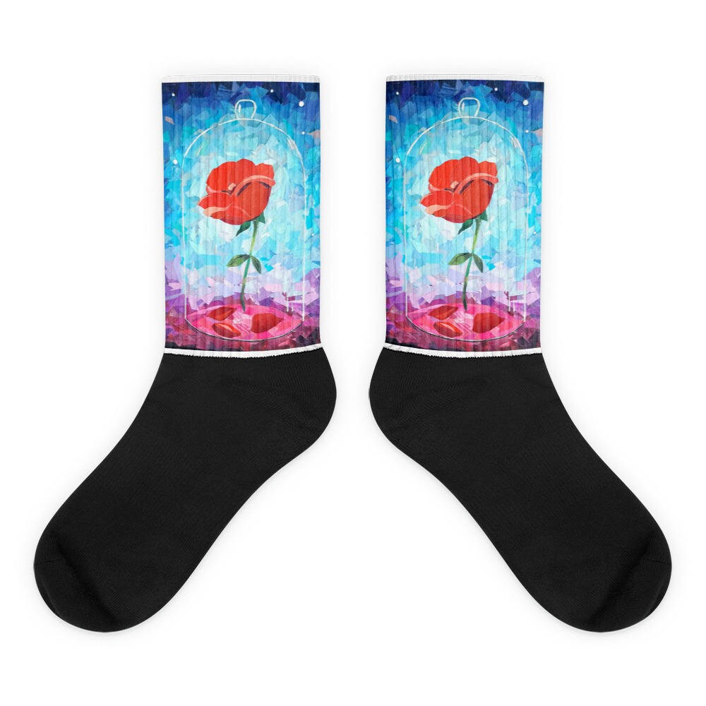 rose socks - inspired by literary classics