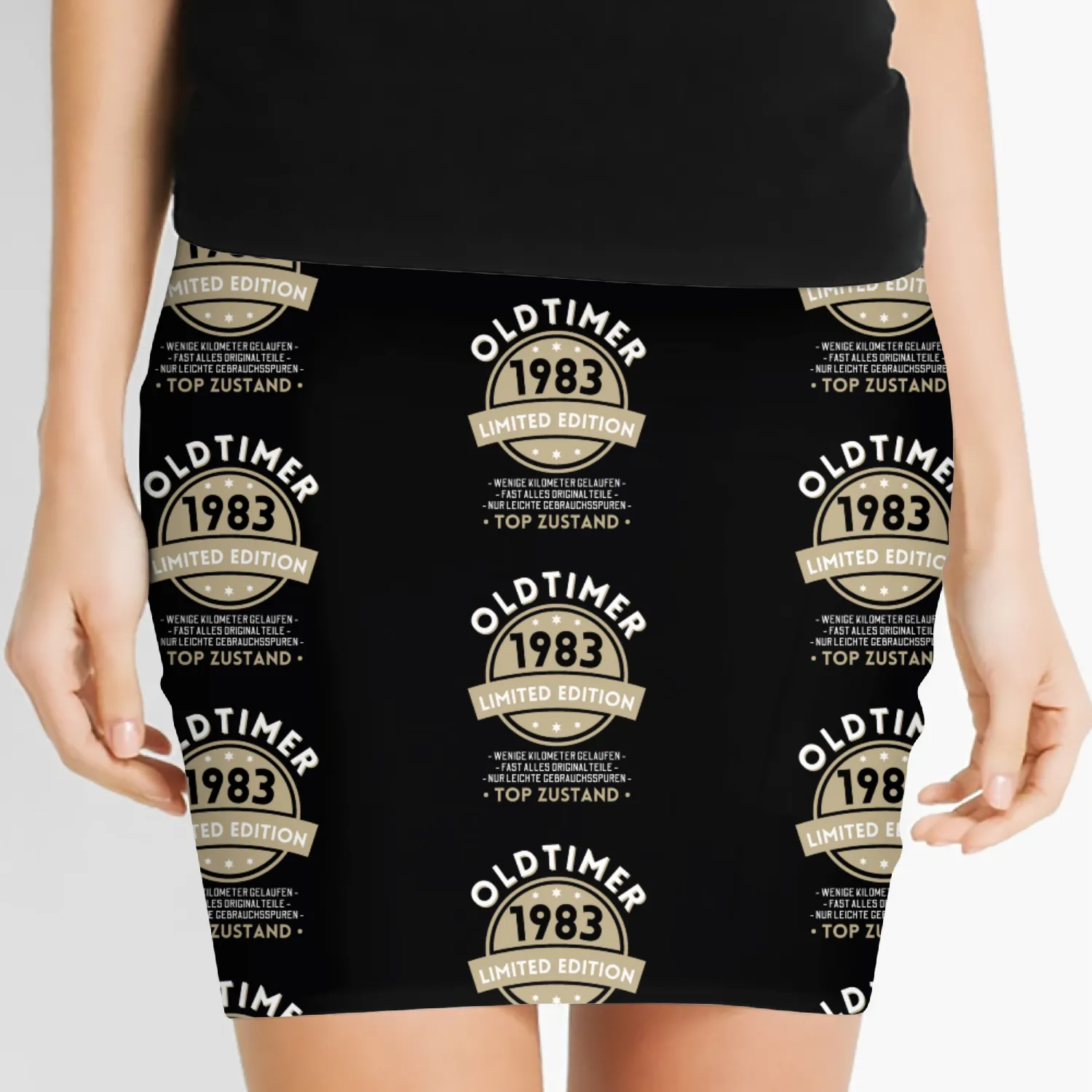 40th Birthday Vintage 1983 Women's Mini Skirts