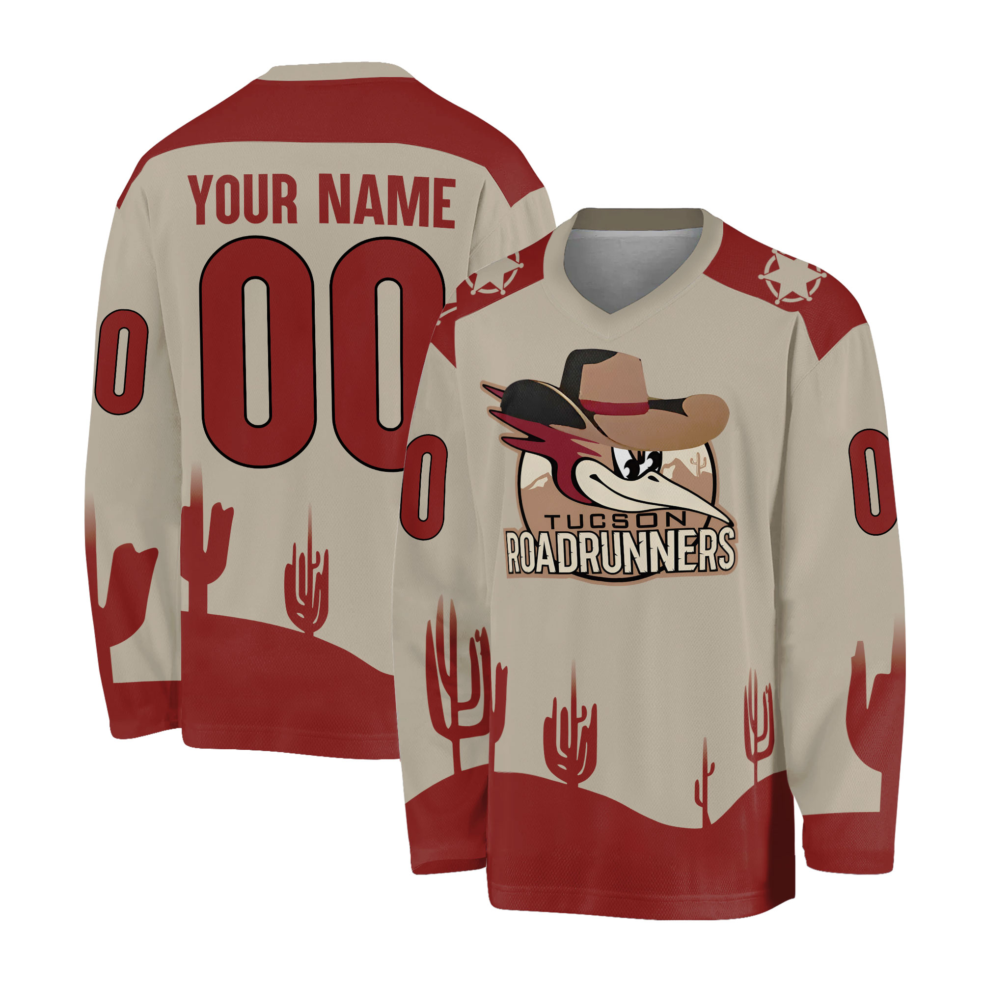 Personalized Tucson Roadrunners x Country Night 2025 Hockey Shirt