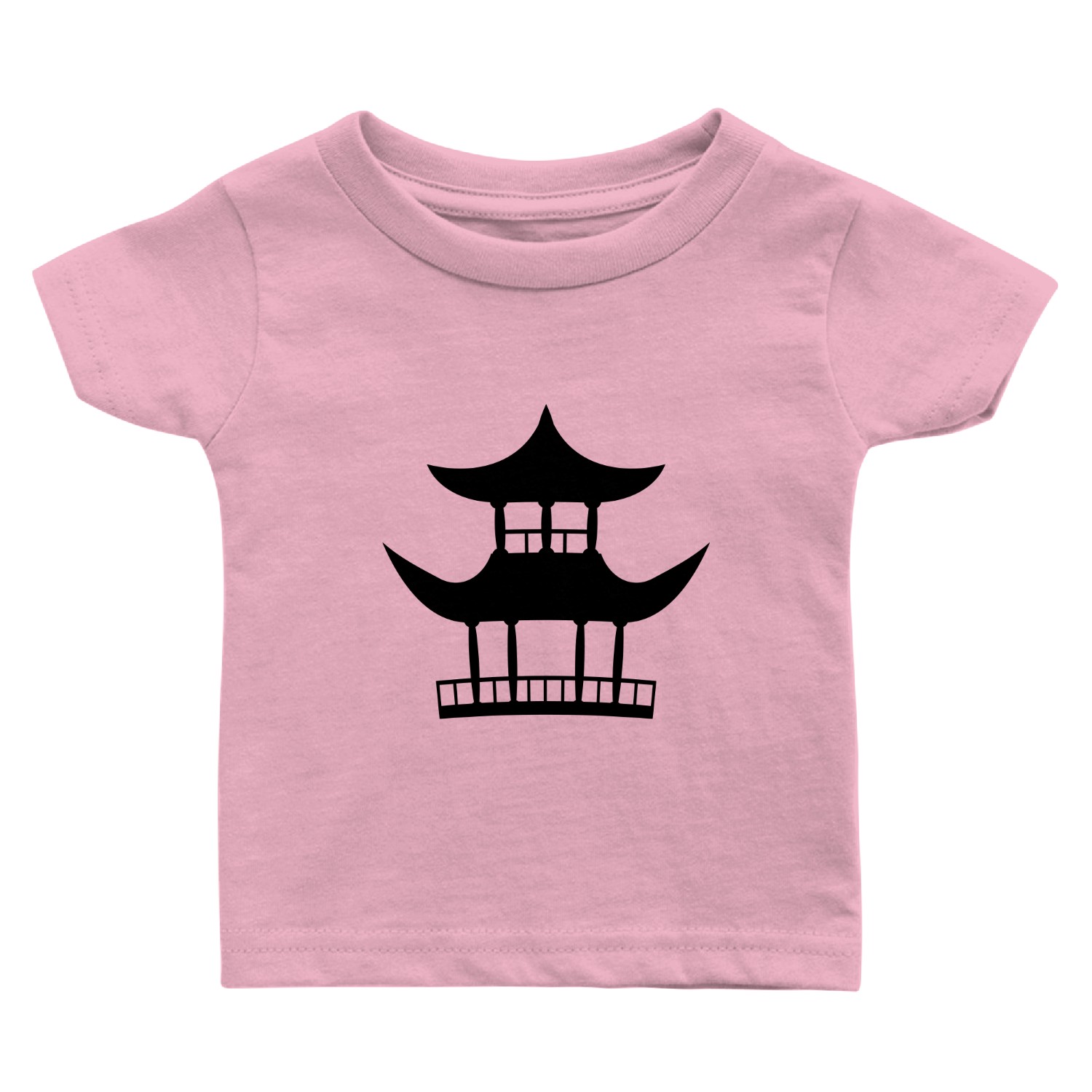 Japanese Temple Baby T Shirts