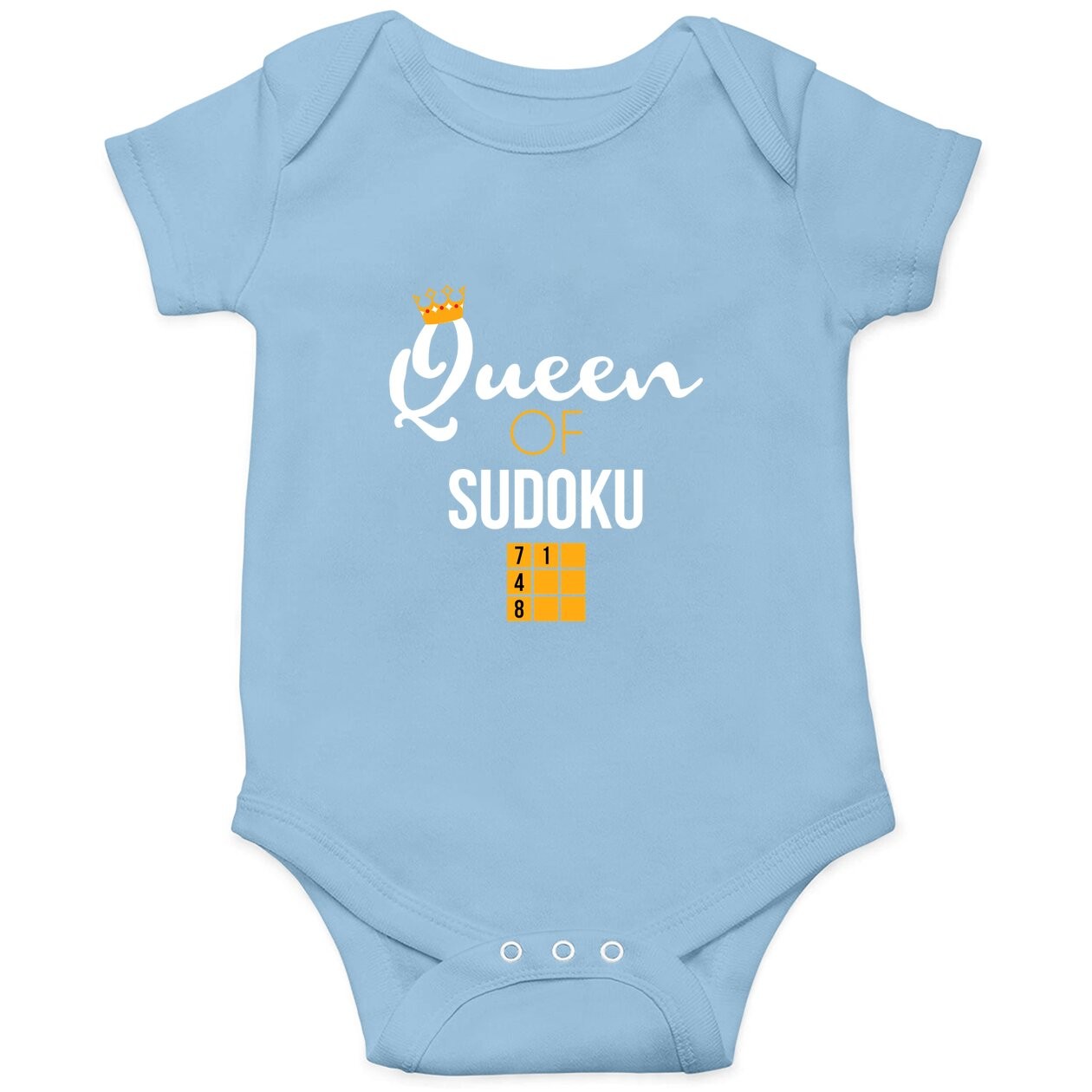 Queen Of Sudoku Number Place Puzzle Sudoku Player Baby Bodysuit