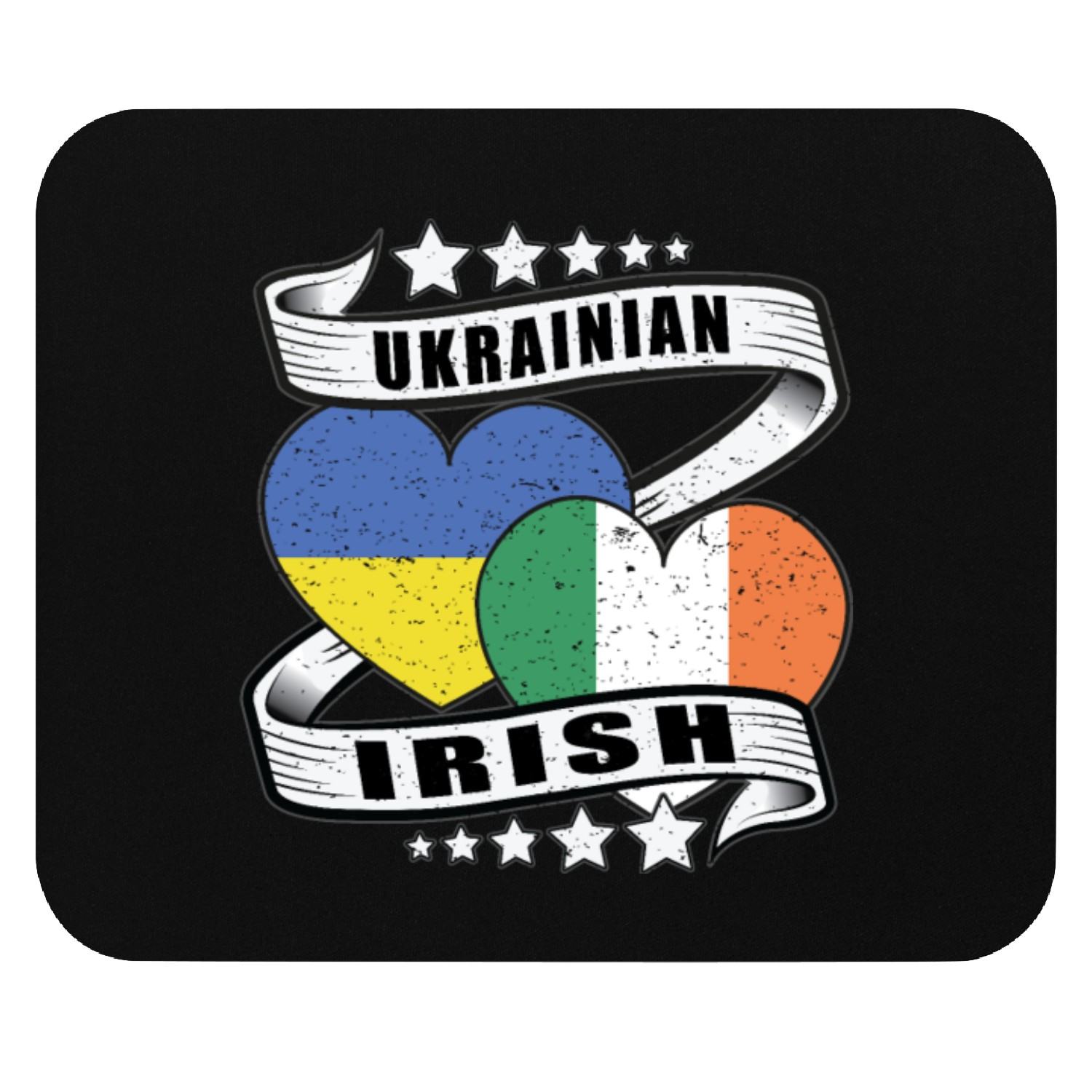 Ukrainian Irish Mouse Pads kids, Half Ukrainian Irish