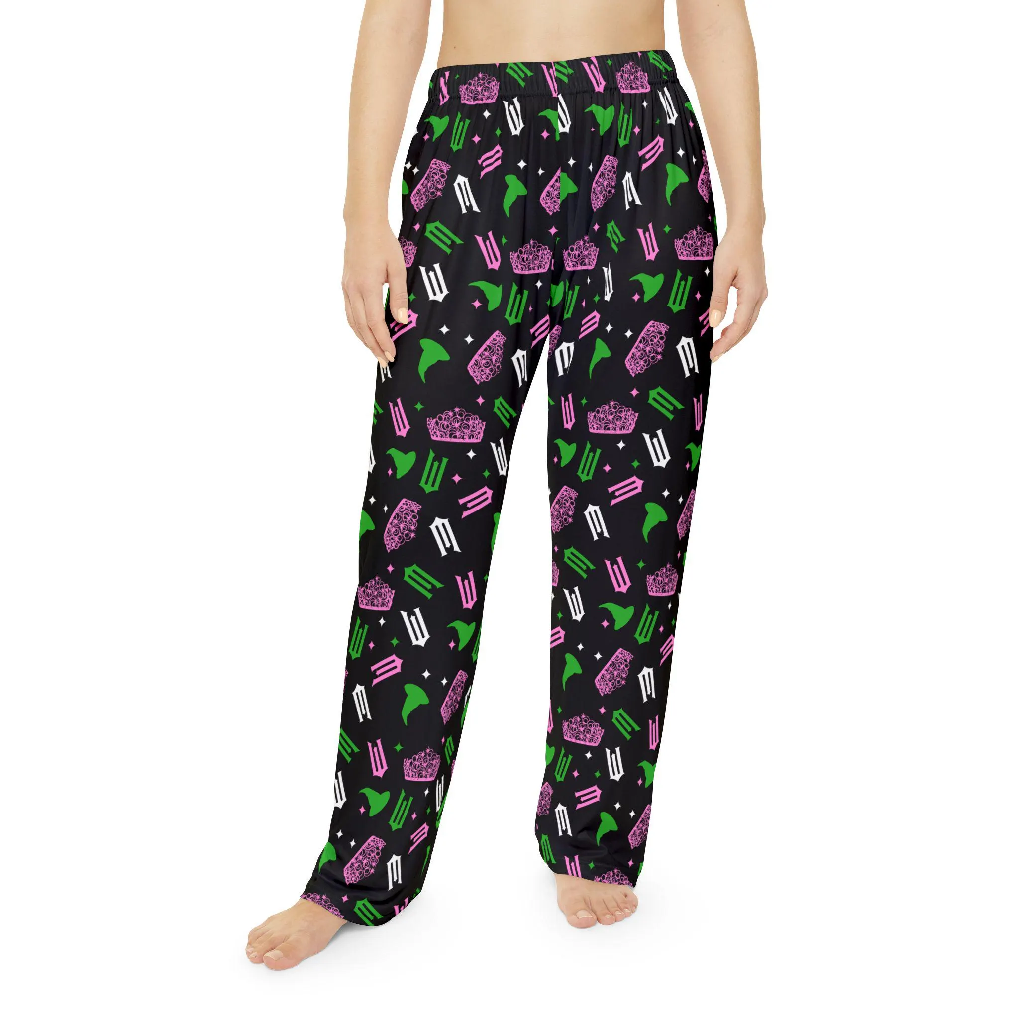 Wicked Dreams Silky Pajama Pants Celebrating Glinda & Elphaba