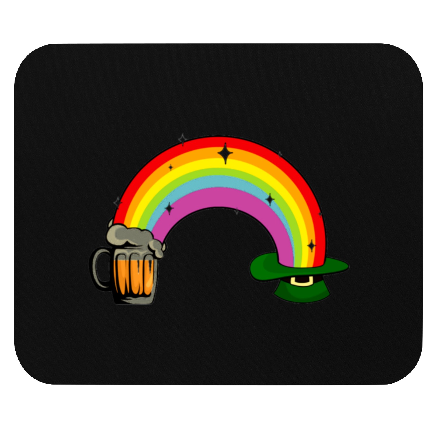 Irish Rainbow Mouse Pads
