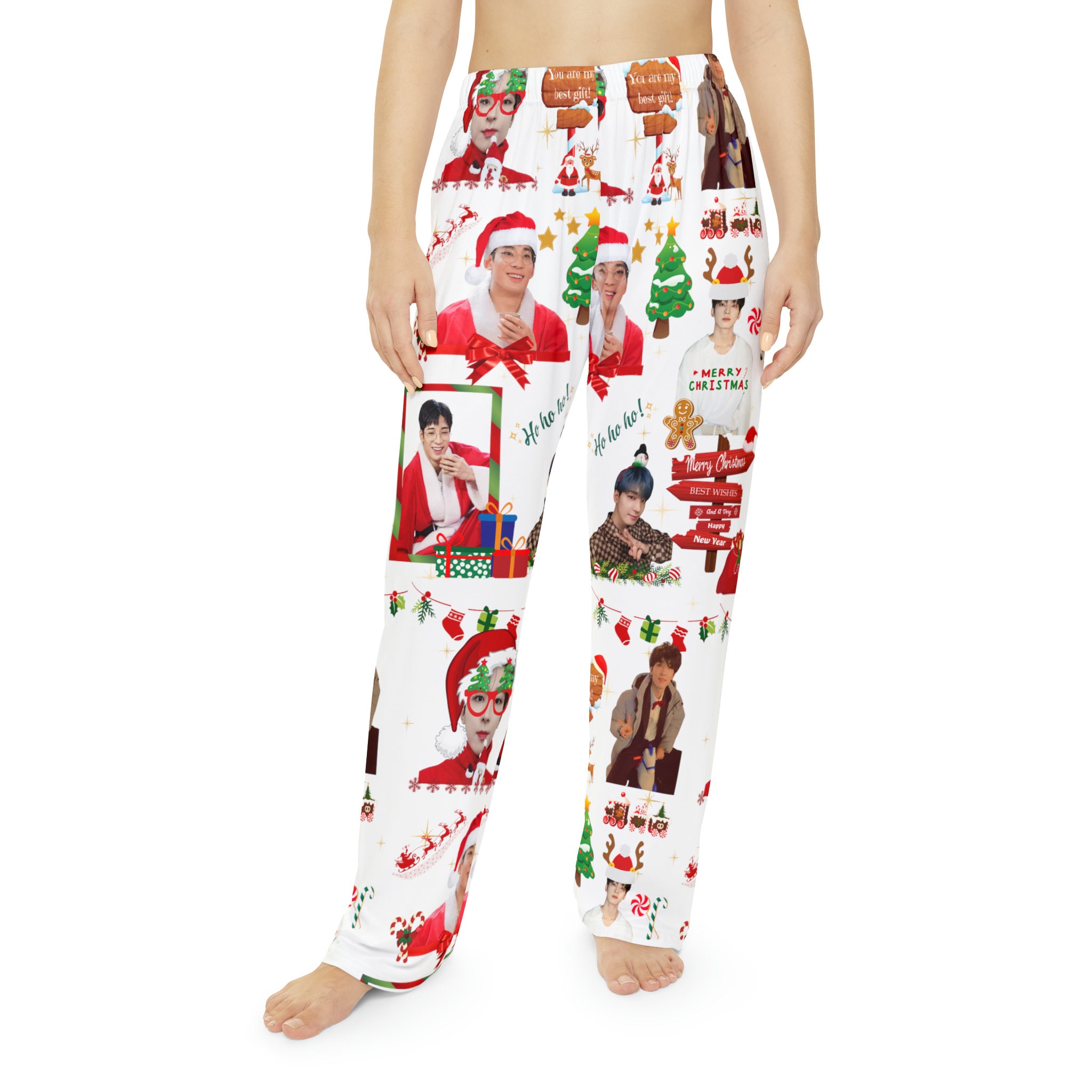 Seventeen Wonwoo Women's Christmas Pajama Pants