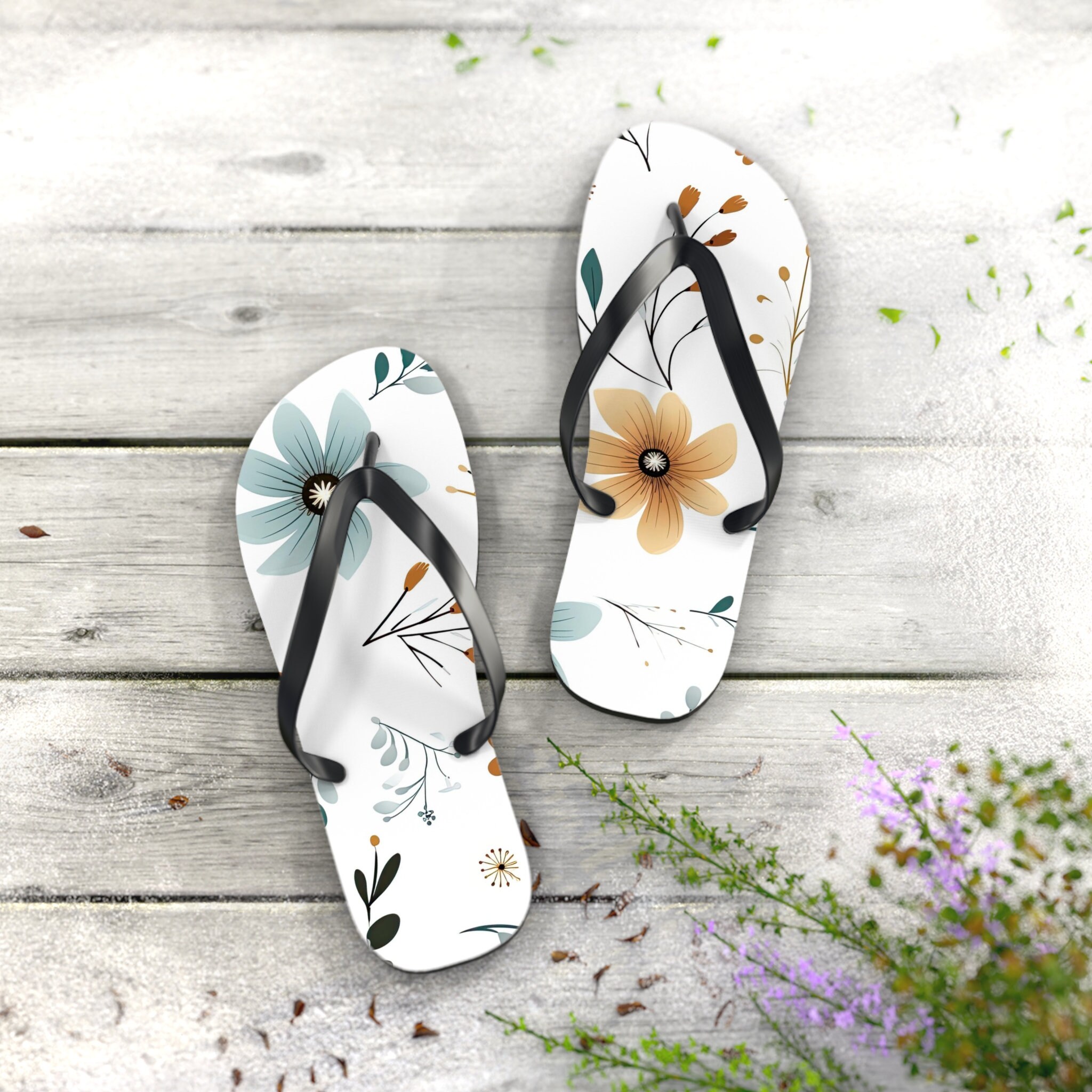 Flip Flops, sandals, summer, shoes, flowers, womens flip flops & thongs, beachwear, swimwear