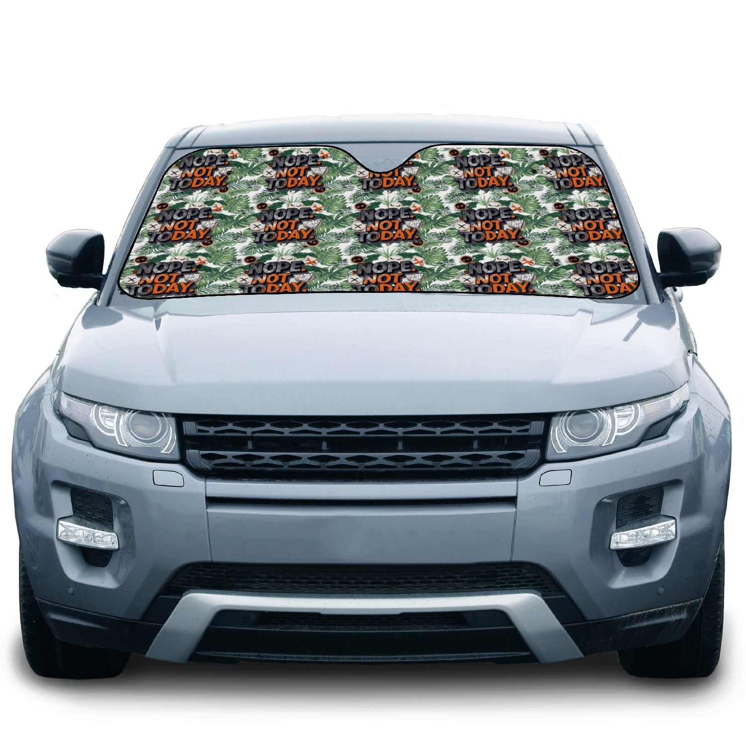 Nope. Not Today Car Sun Shades