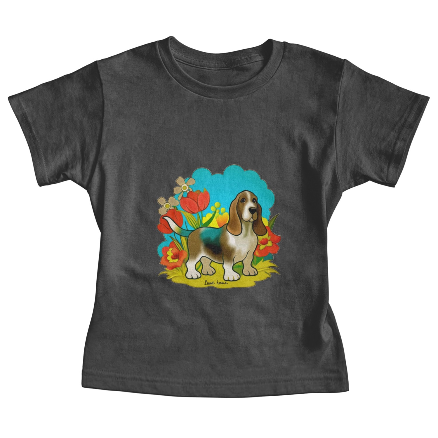 A sweet basset hound dog Baby Tees