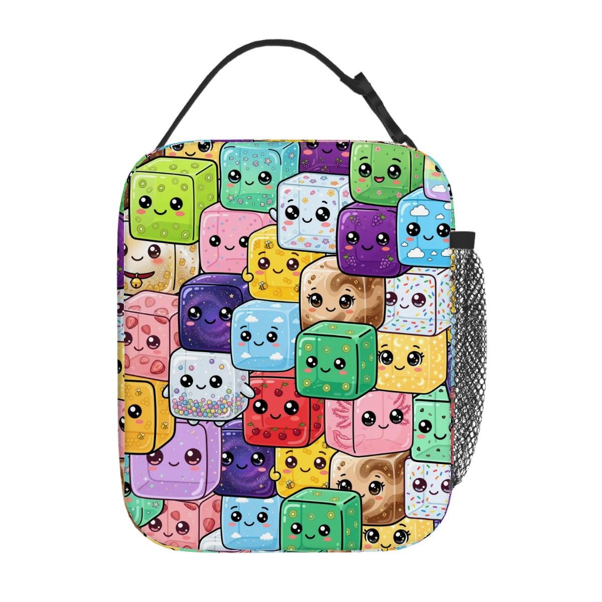 Lunch Box Squishy Squeezable Cube Lunch Bag