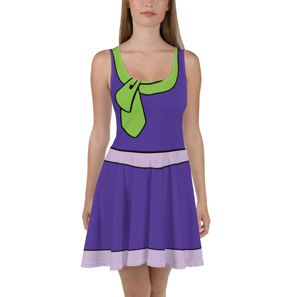 Danger-Prone Mystery Solver Running Costume Skater Dress