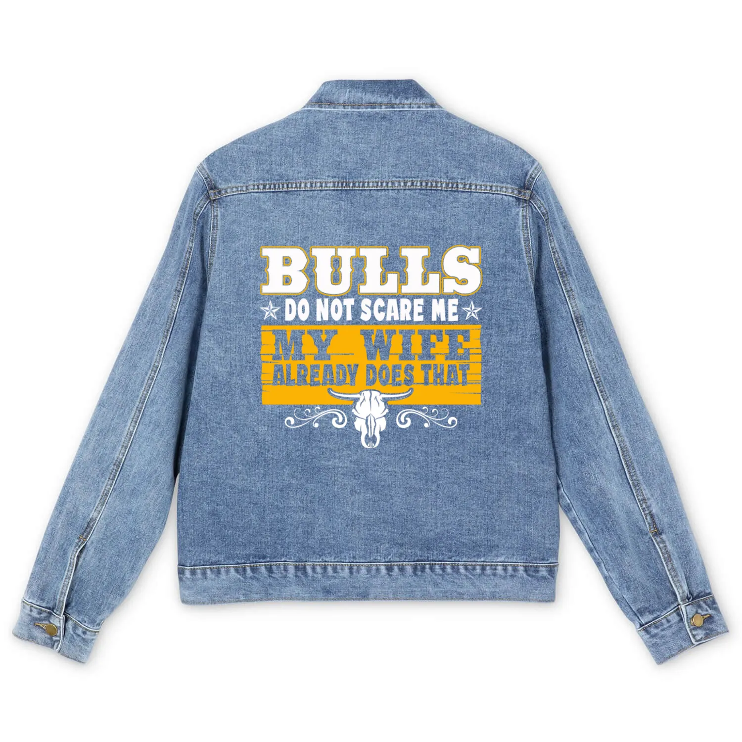 Rodeo Clown | Rodeo Cowboy Western Profession Men's Denim Jackets