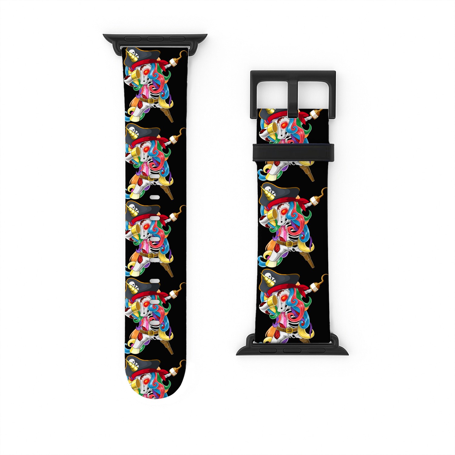 Halloween Dabbing Zombiecorn Zombie Pirate Unicorn Watch Bands For Apple Watch