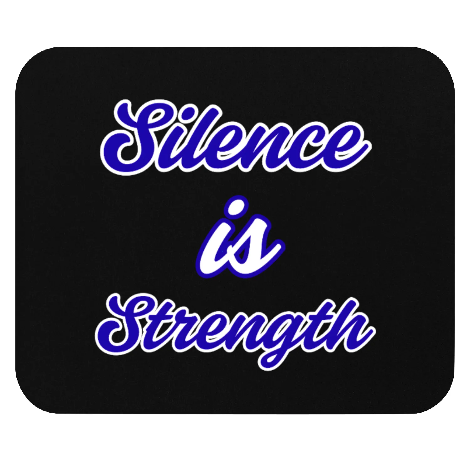 Minimalist Motivational Quote Mouse Pads