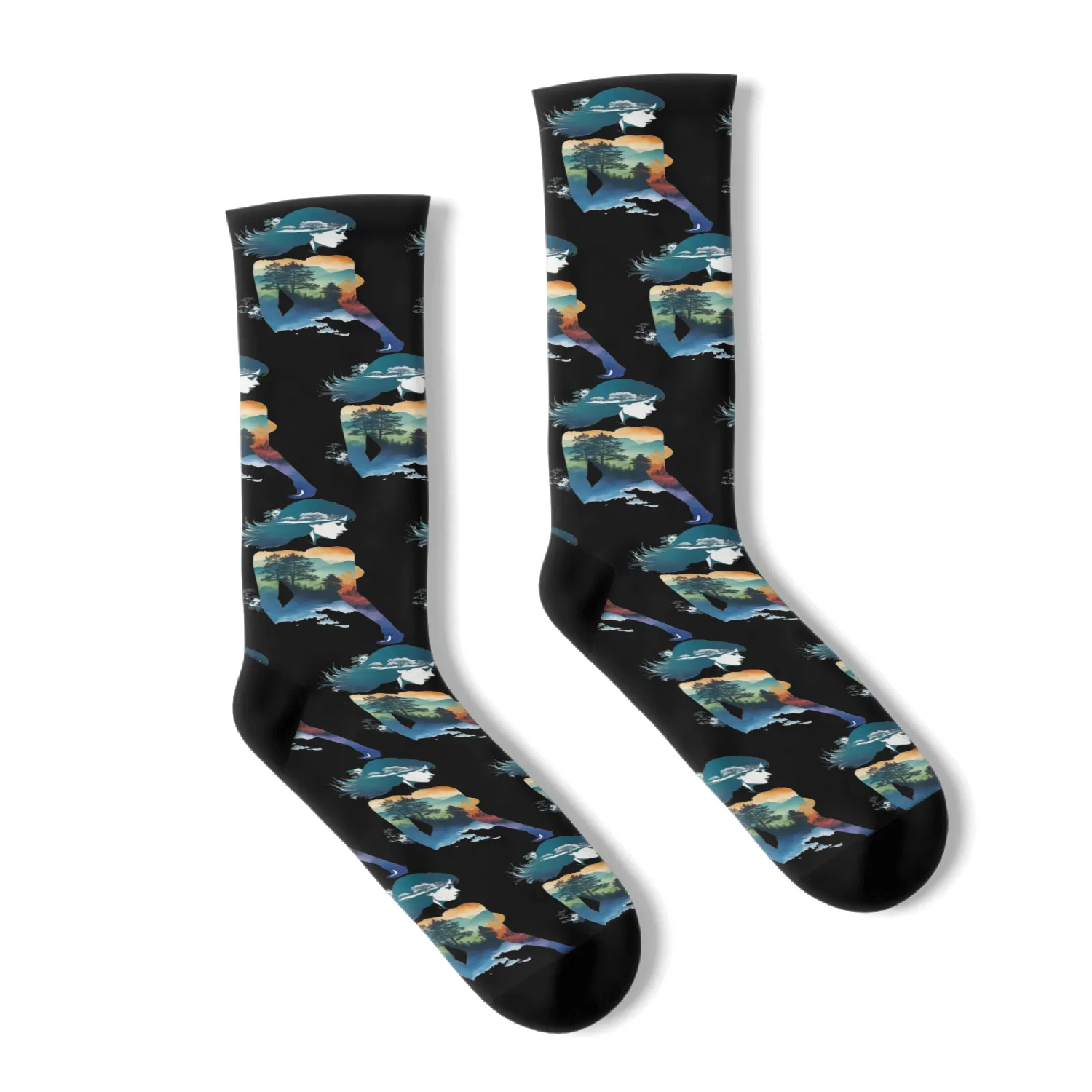 women and Nature Socks