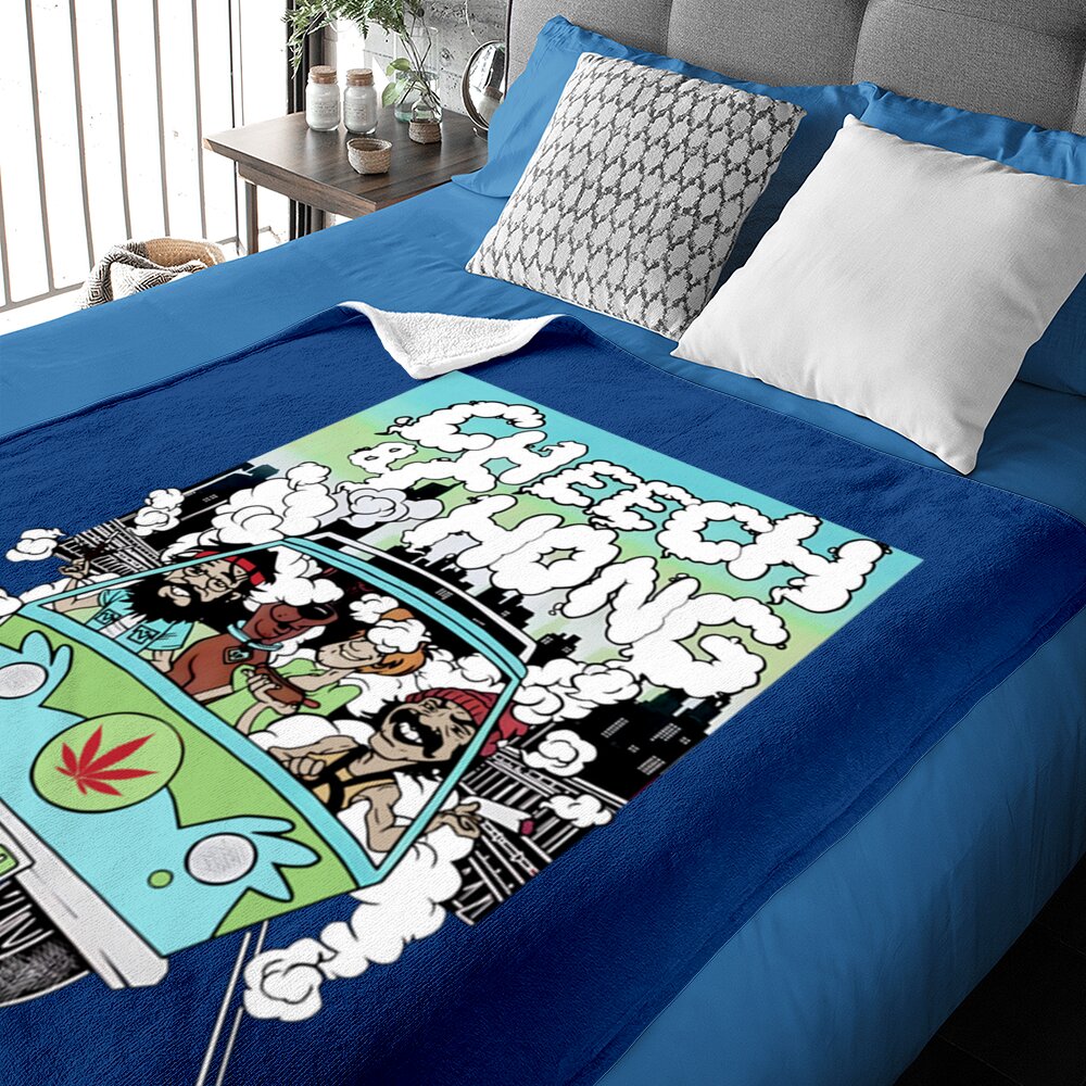 Cheech and Chong Scooby Doo Mystery Machine Baby Blankets
