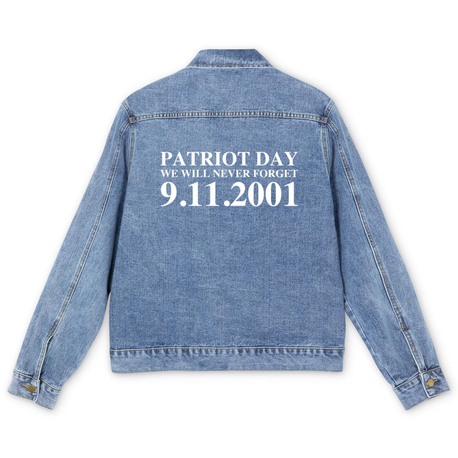 Patriot Day 9/11 Men's Denim Jackets