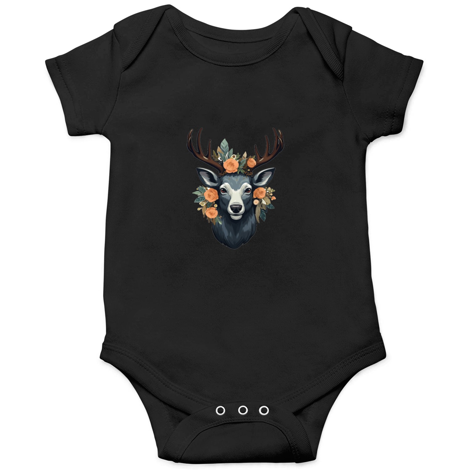 Deer Flowers Onesies