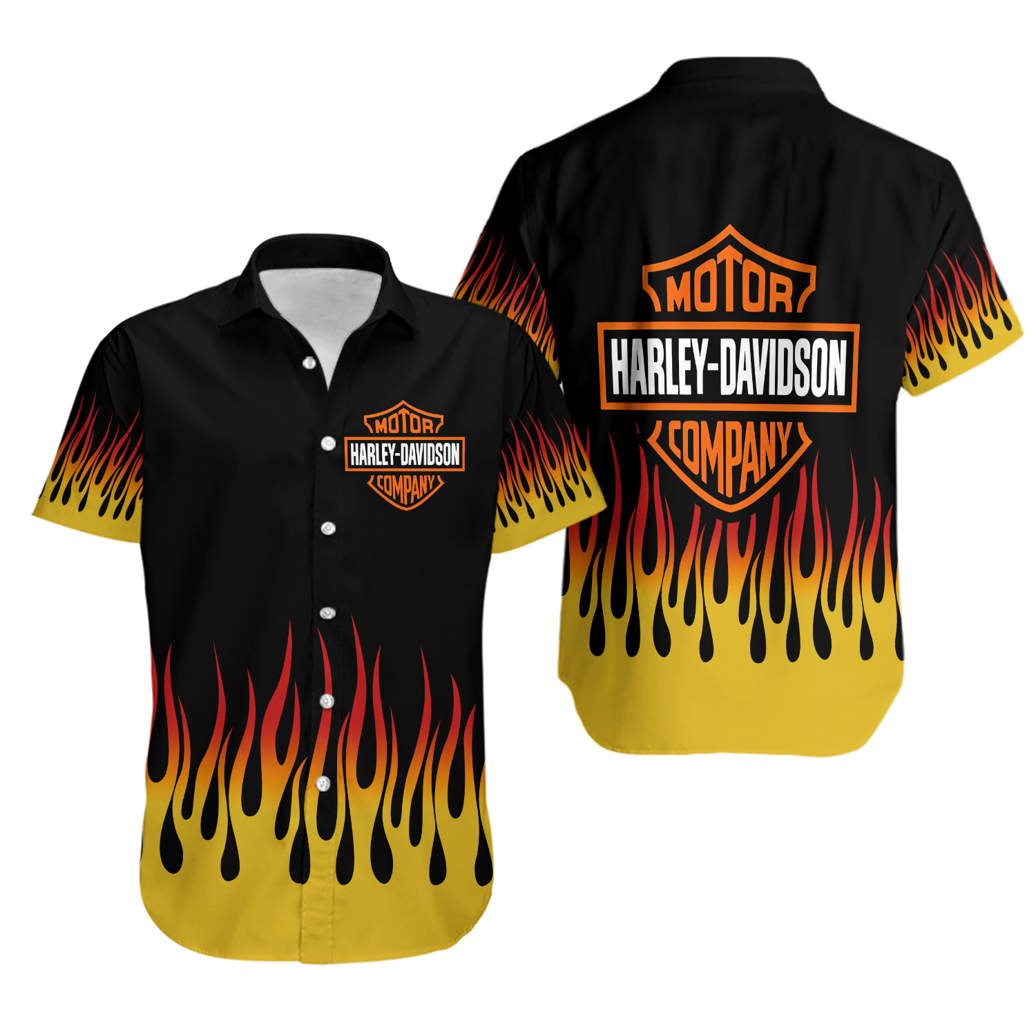 Hawaiian Shirt Haarleyy Davidson Hawaii Shirt Design 3D Full Printed