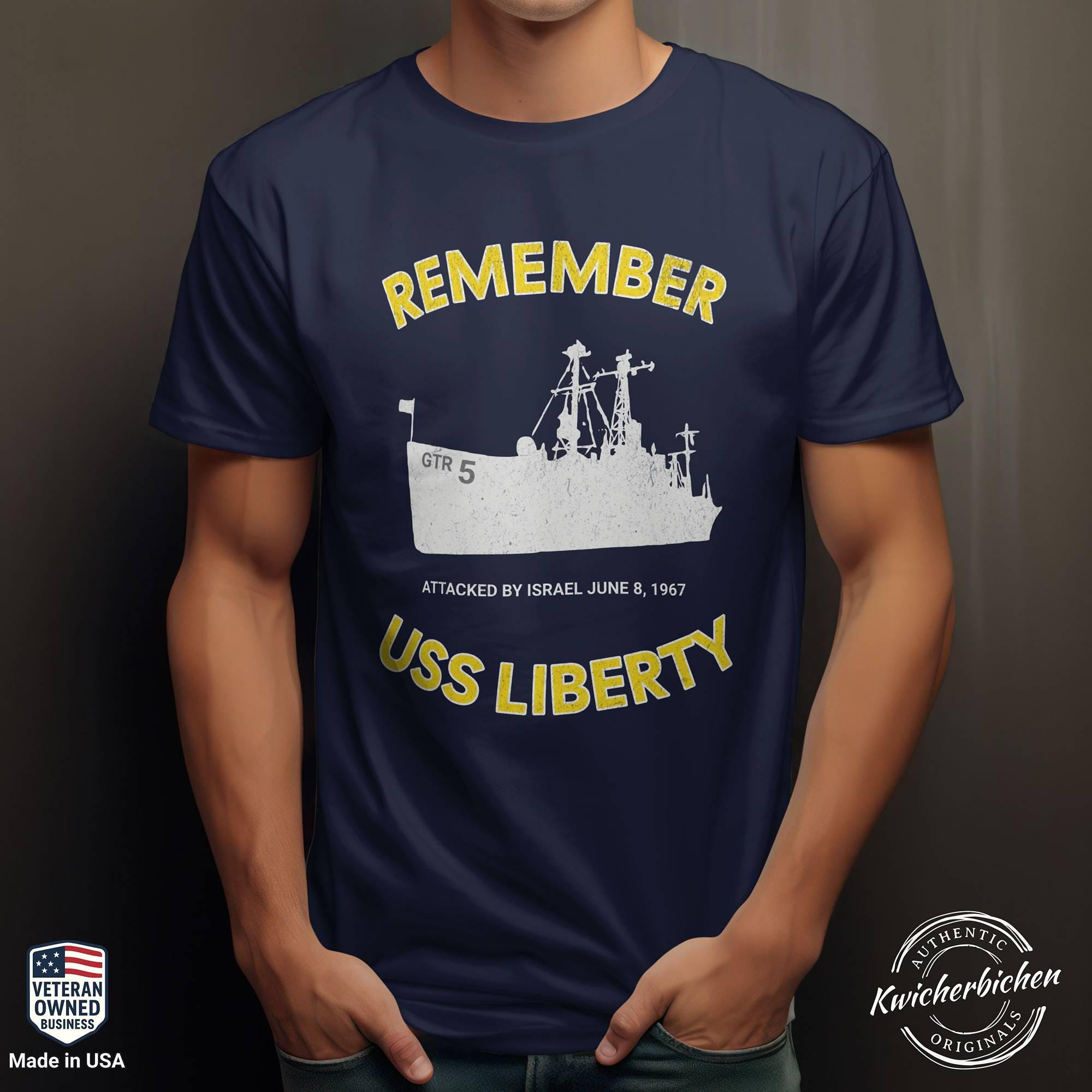 USS Liberty Vintage Style Distressed Unisex T-shirt Navy Veteran