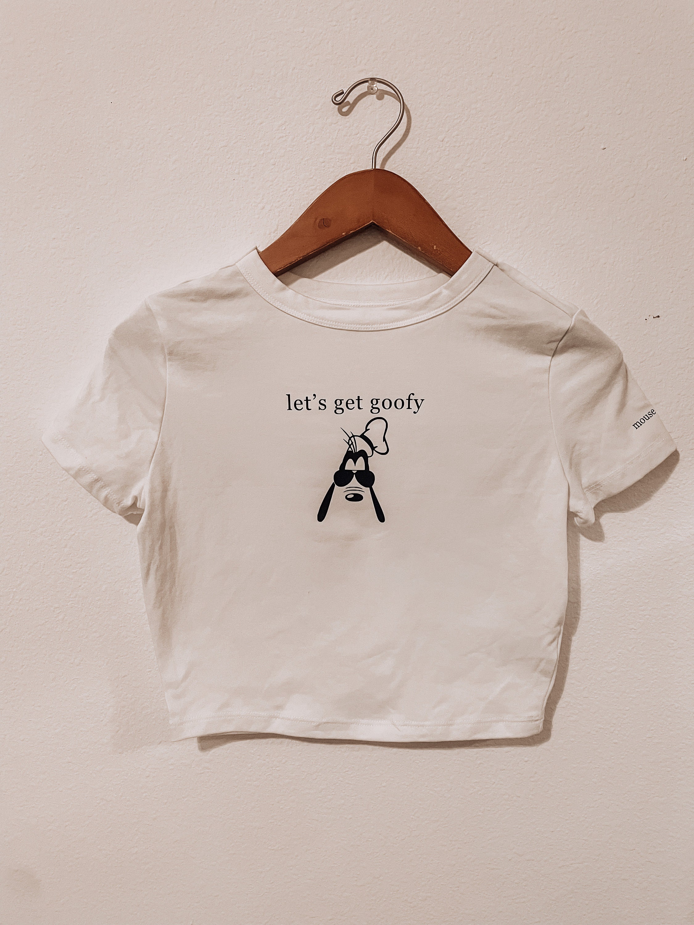 Lets get goofy crop top