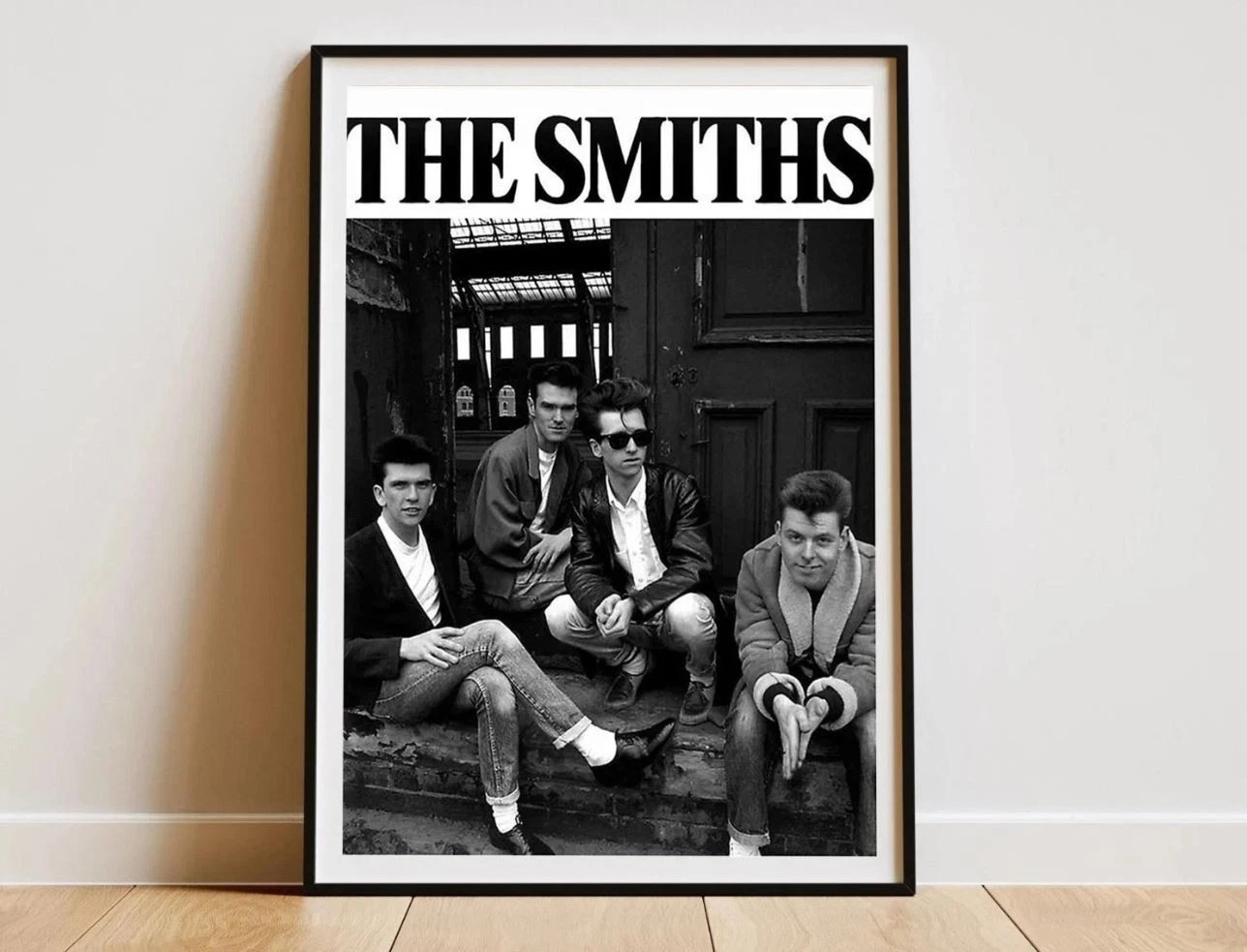The Smiths Band Poster Vintage Morrissey Rock Music Wall Art Print